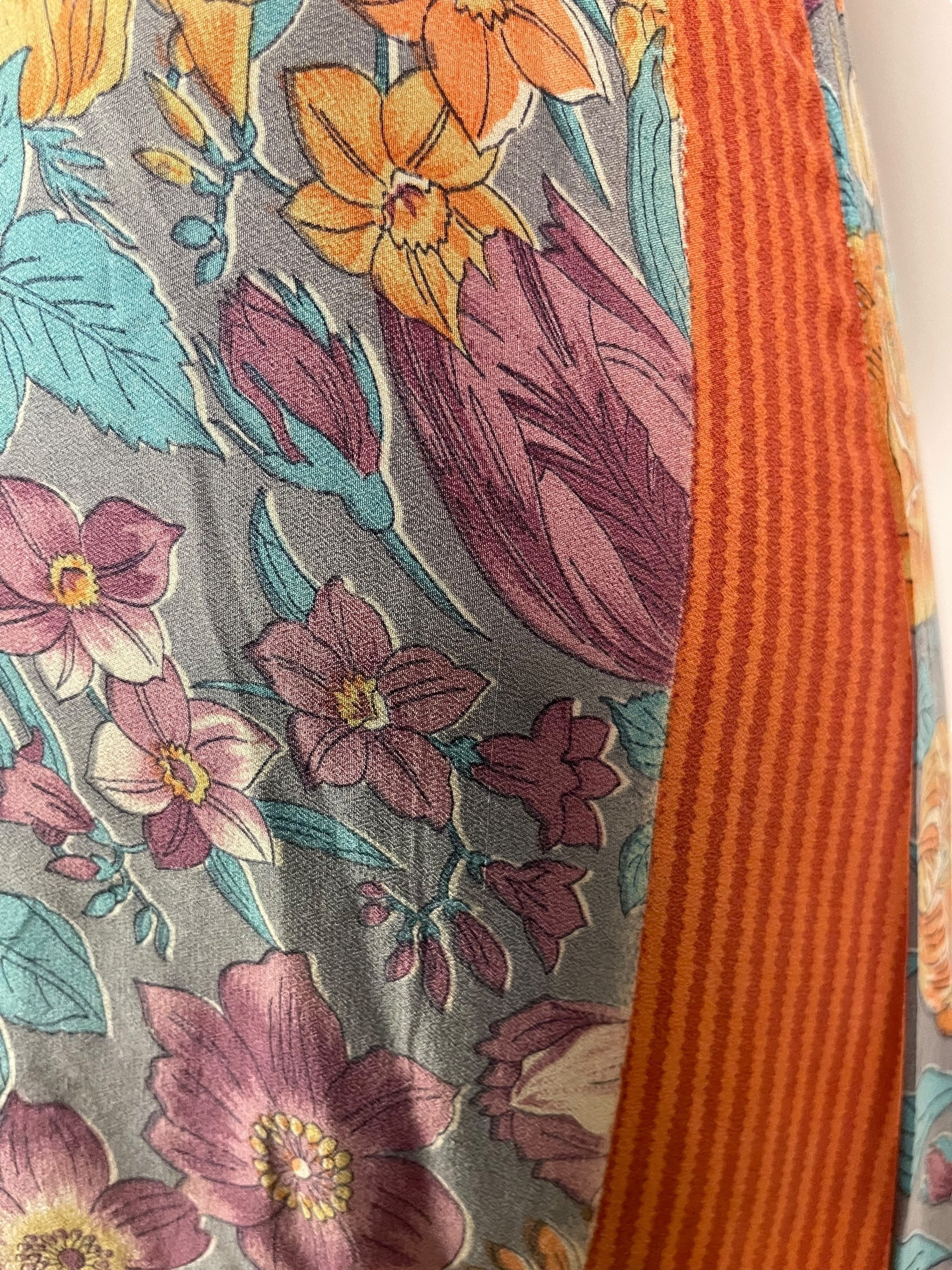 PRC6832 Avatar Pure Silk Self Pocket Tunic Dress