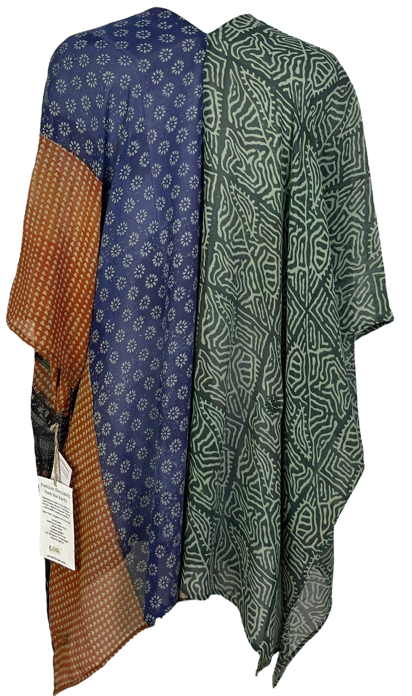 SOLD  PRG7106 Sheer Avatar Pure Silk Cardigan