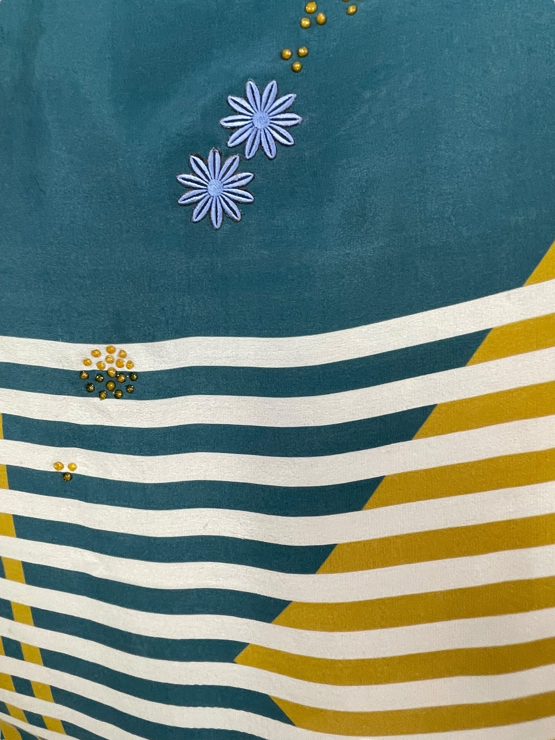 PRC7757 Avatar Pure Silk Kimono-Sleeved Top