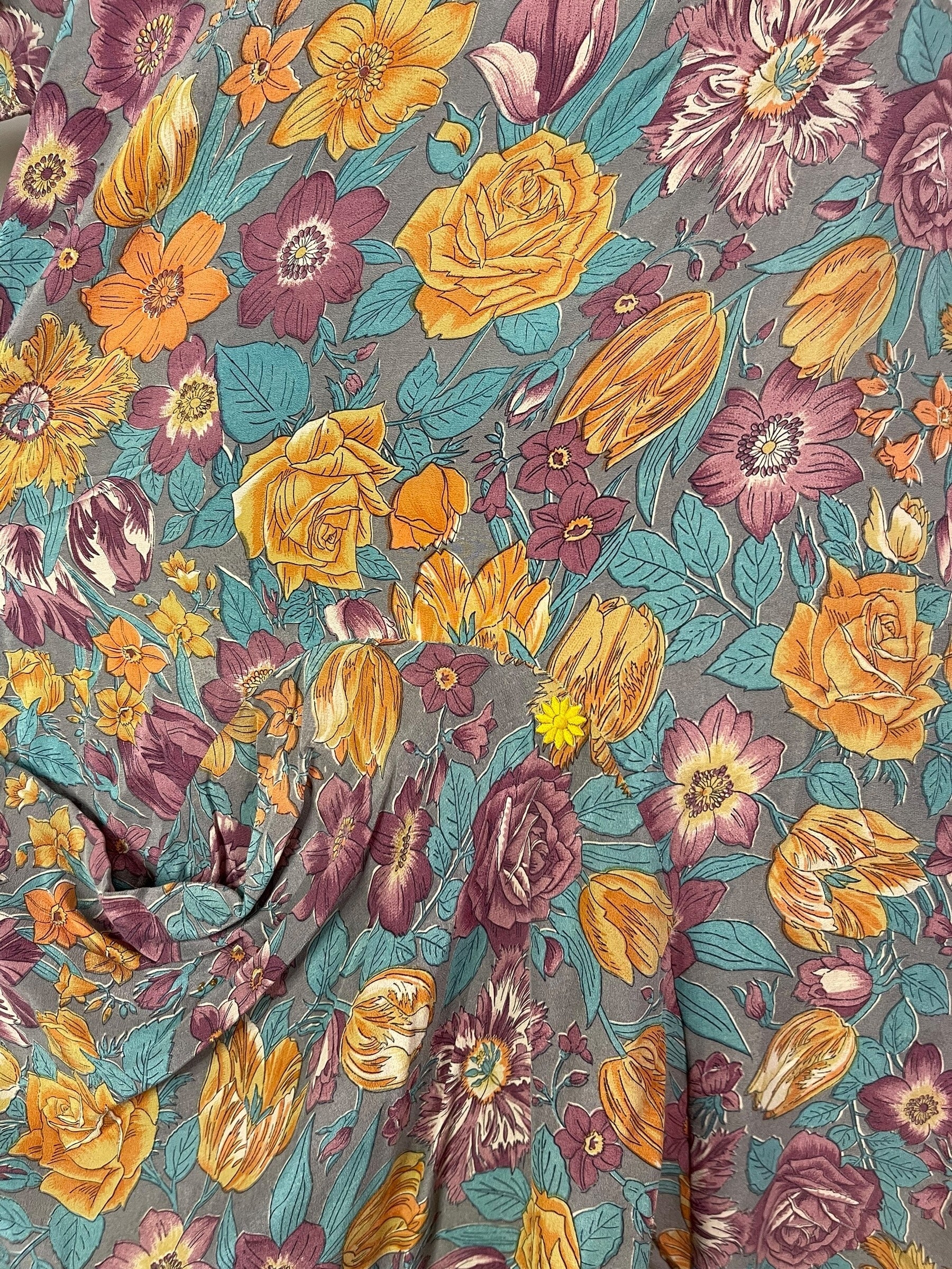 PRC6832 Avatar Pure Silk Self Pocket Tunic Dress