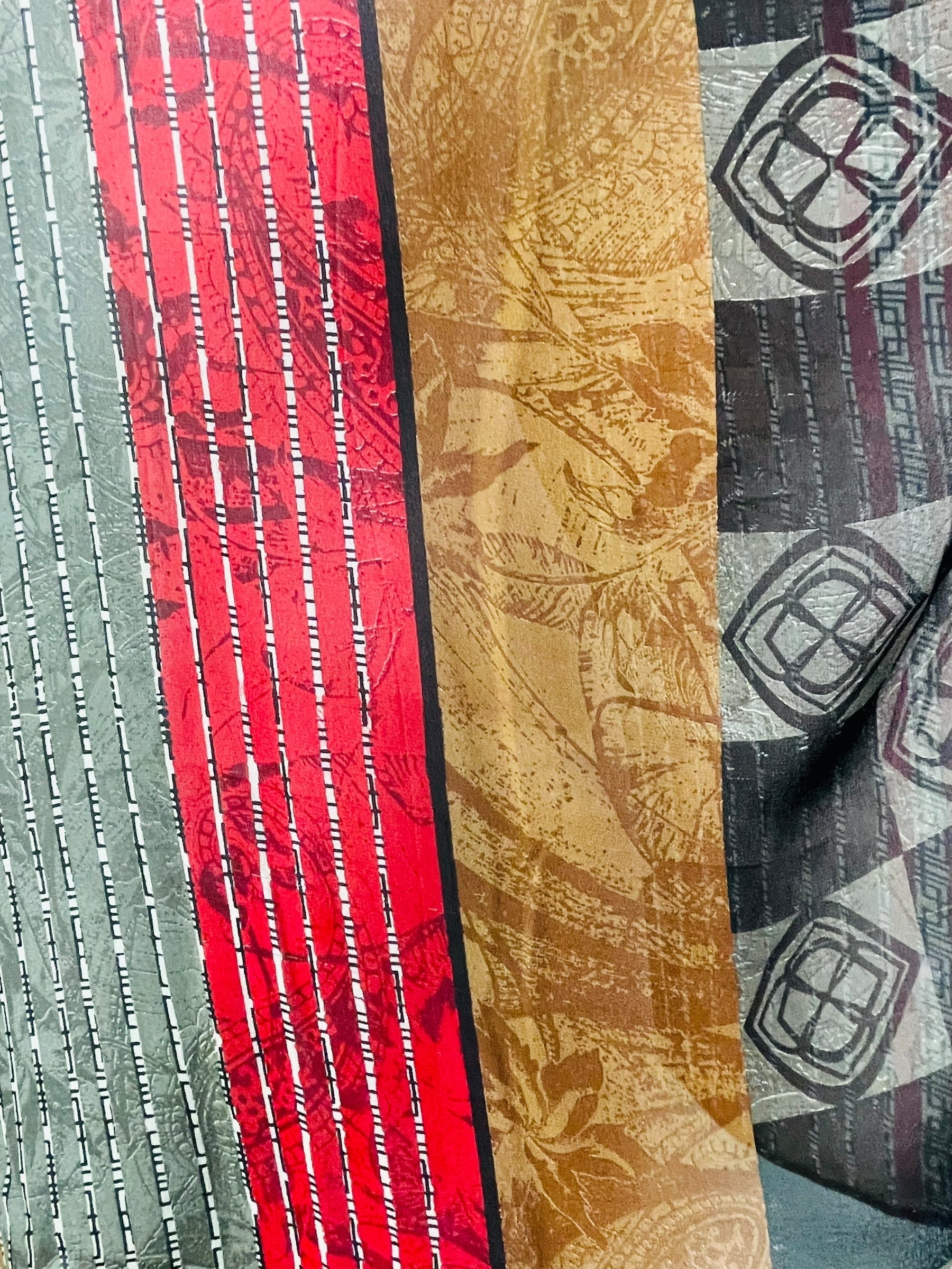 PRG7526 Sheer Avatar Pure Silk Long Tunic with Side Ties