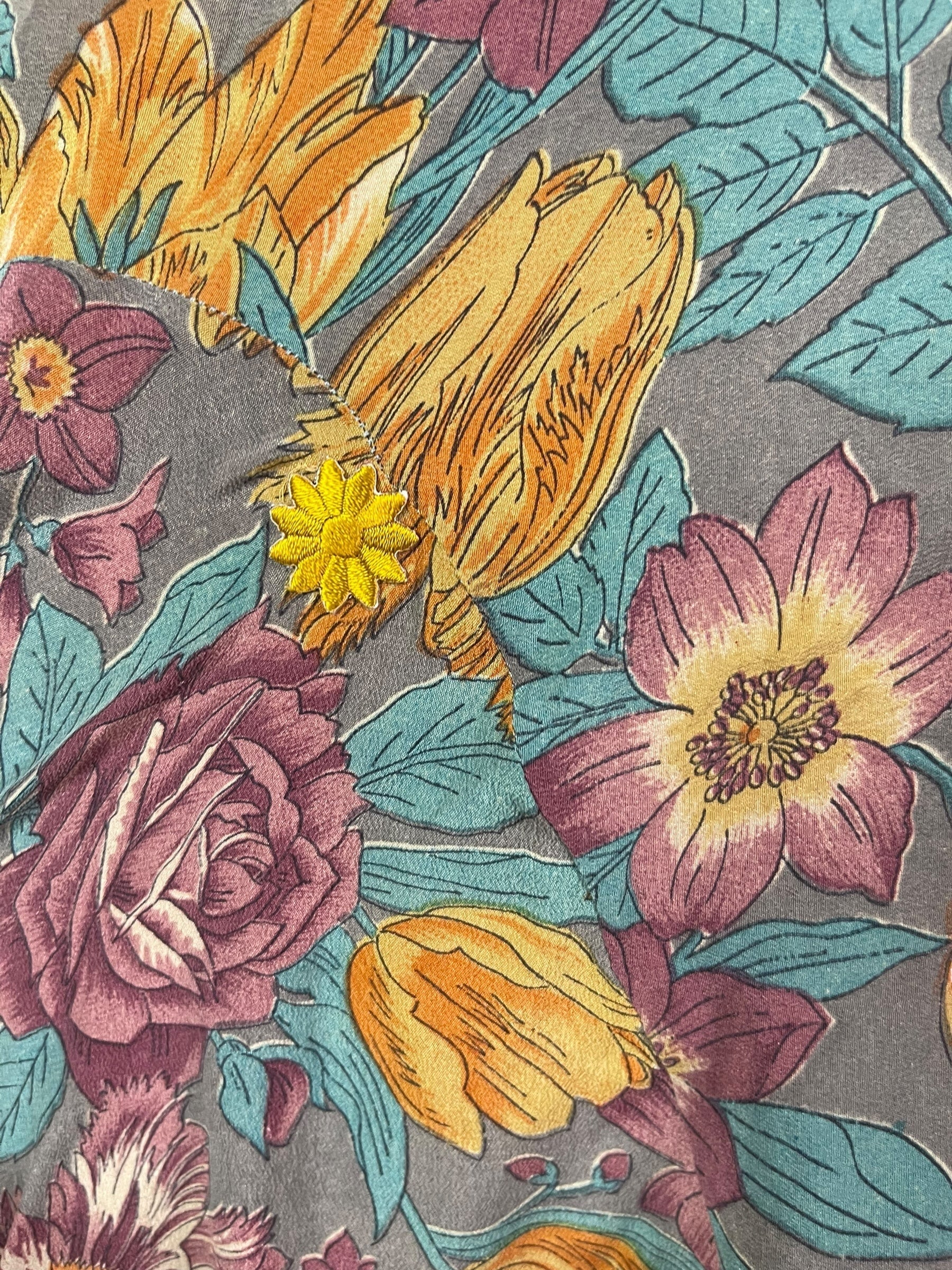 PRC6832 Avatar Pure Silk Self Pocket Tunic Dress