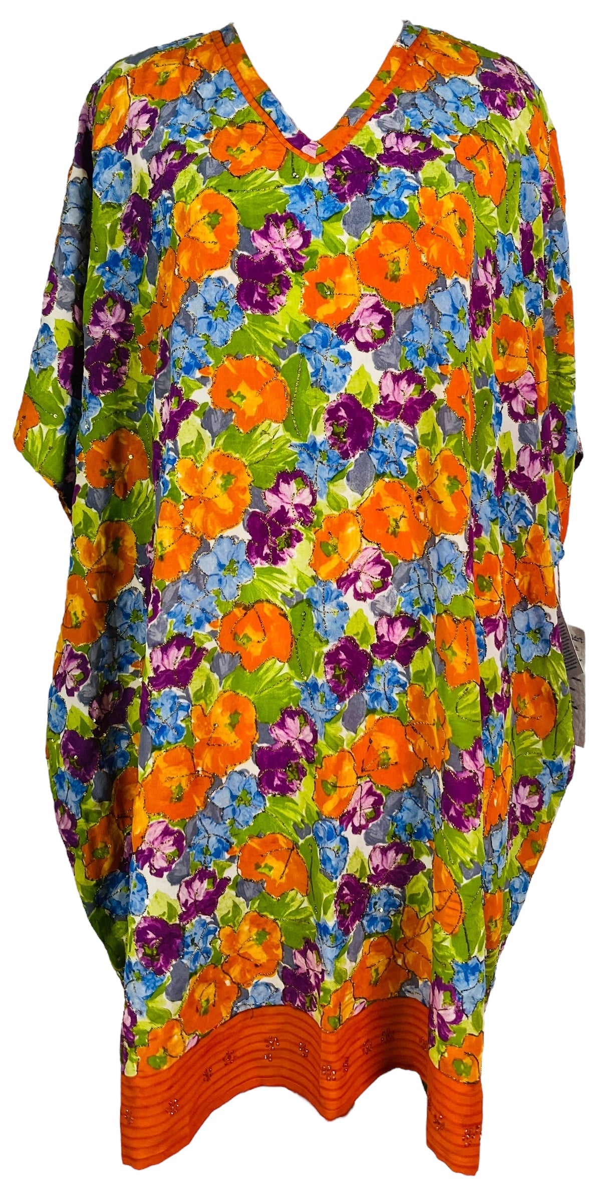 PRC7474 Avatar Pure Silk Midi Length Kaftan