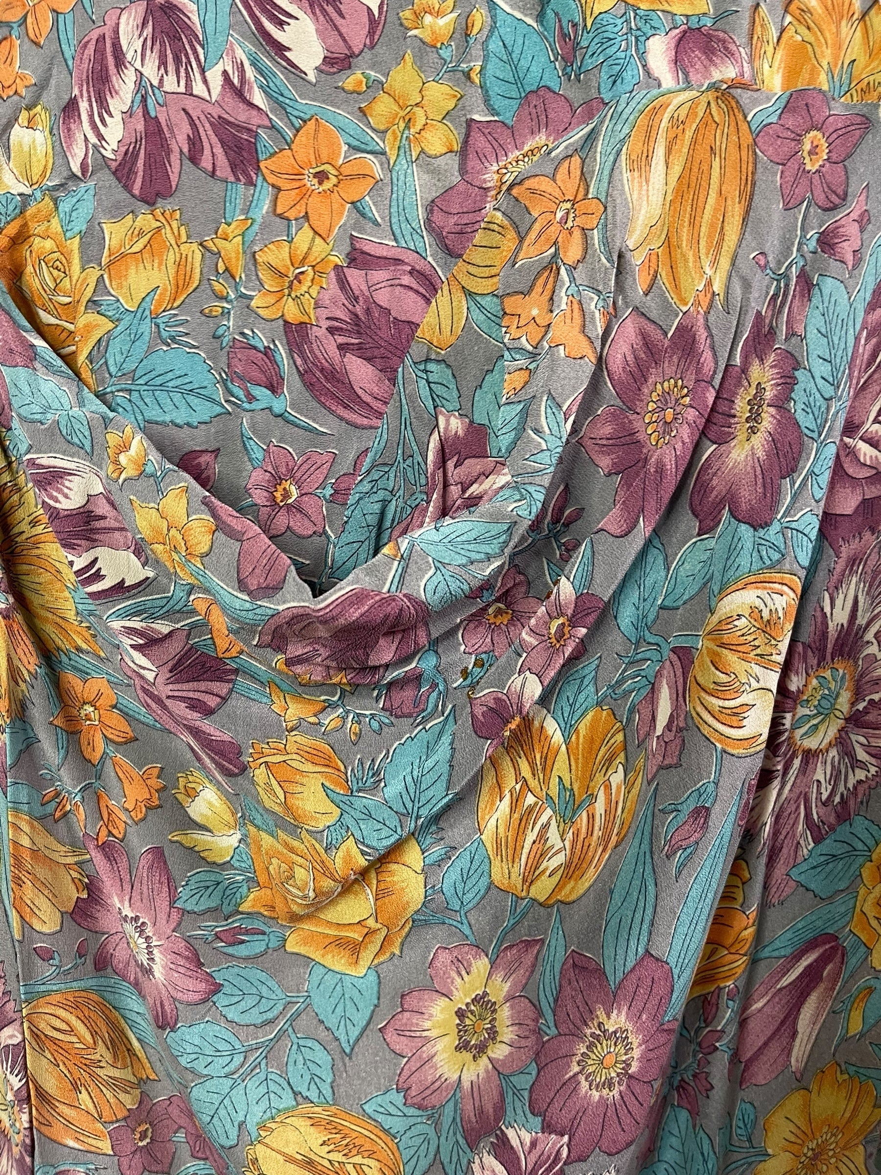 PRC6832 Avatar Pure Silk Self Pocket Tunic Dress