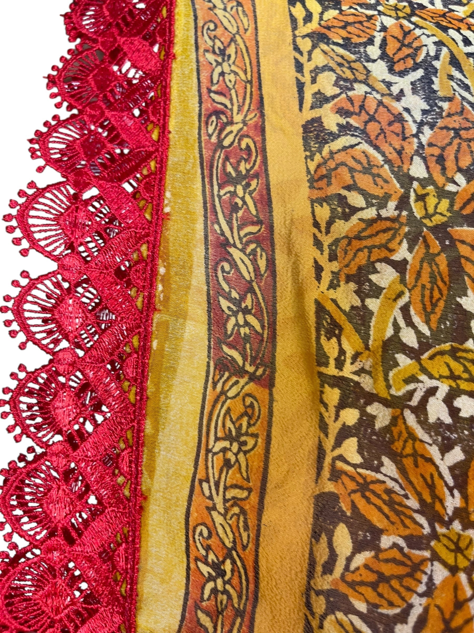 PRG6806 Sheer Avatar Pure Silk Boxy Top