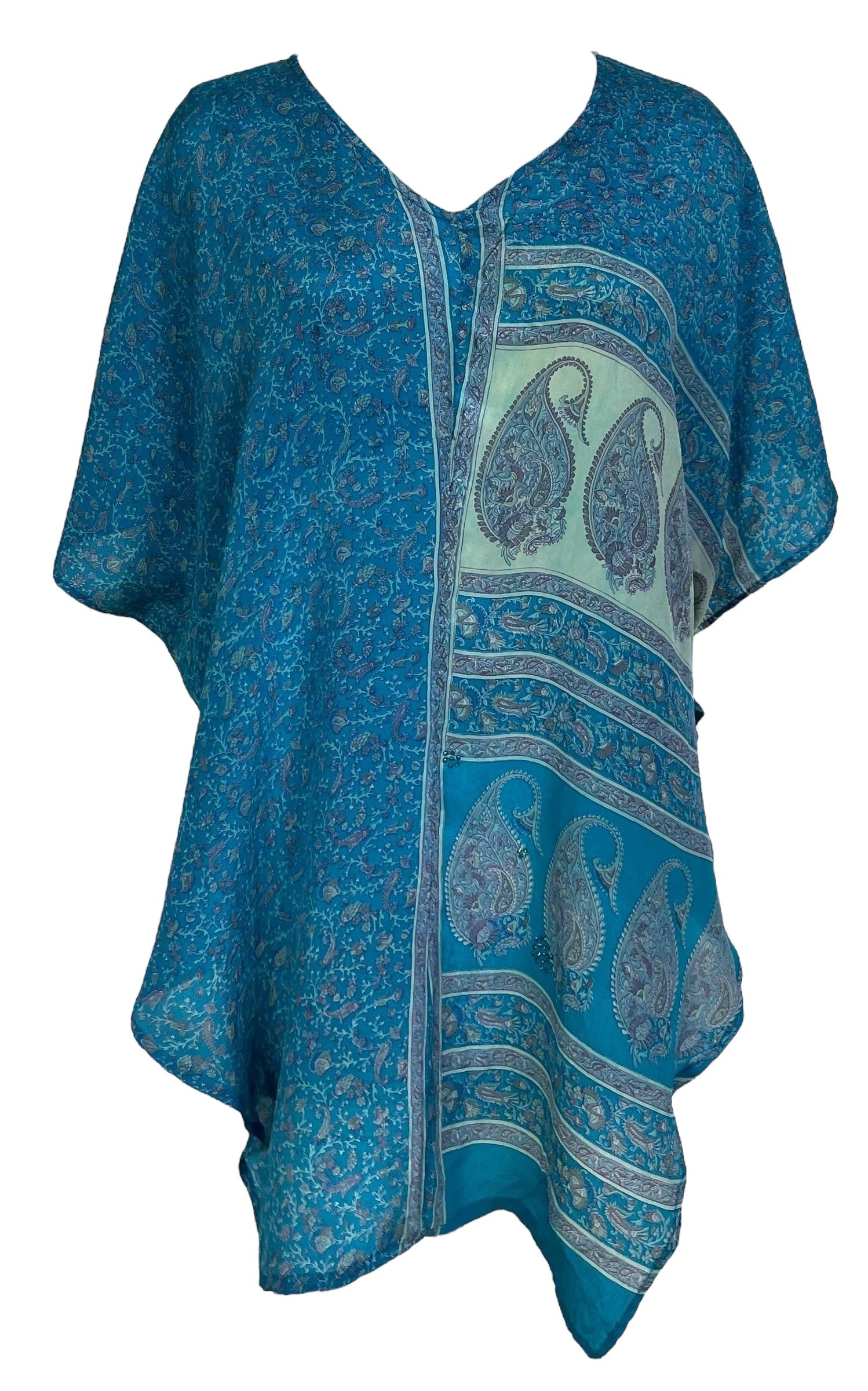 PRC6867 Avatar Pure Silk Waterfall Top