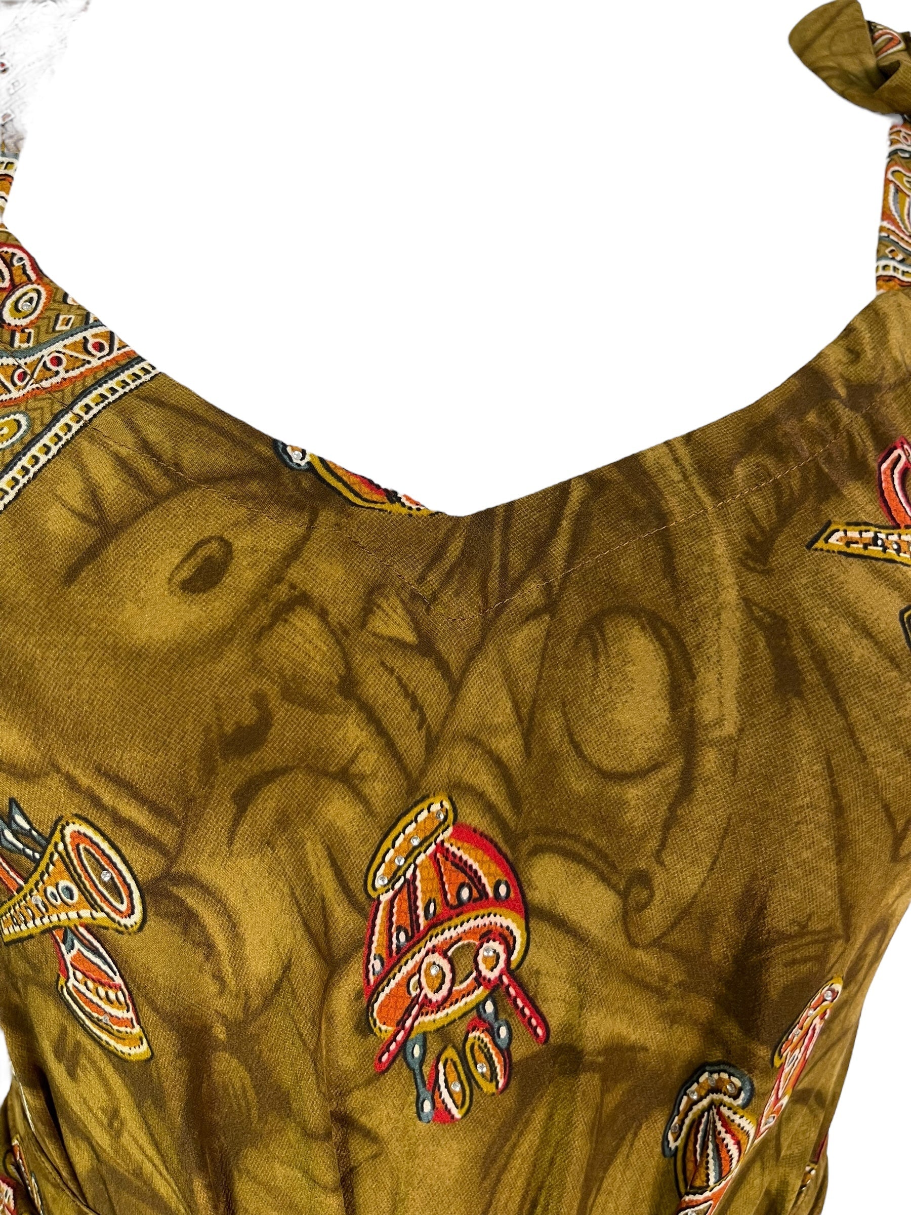 PRC7252 Avatar Pure Silk Maxi Dress with Belt