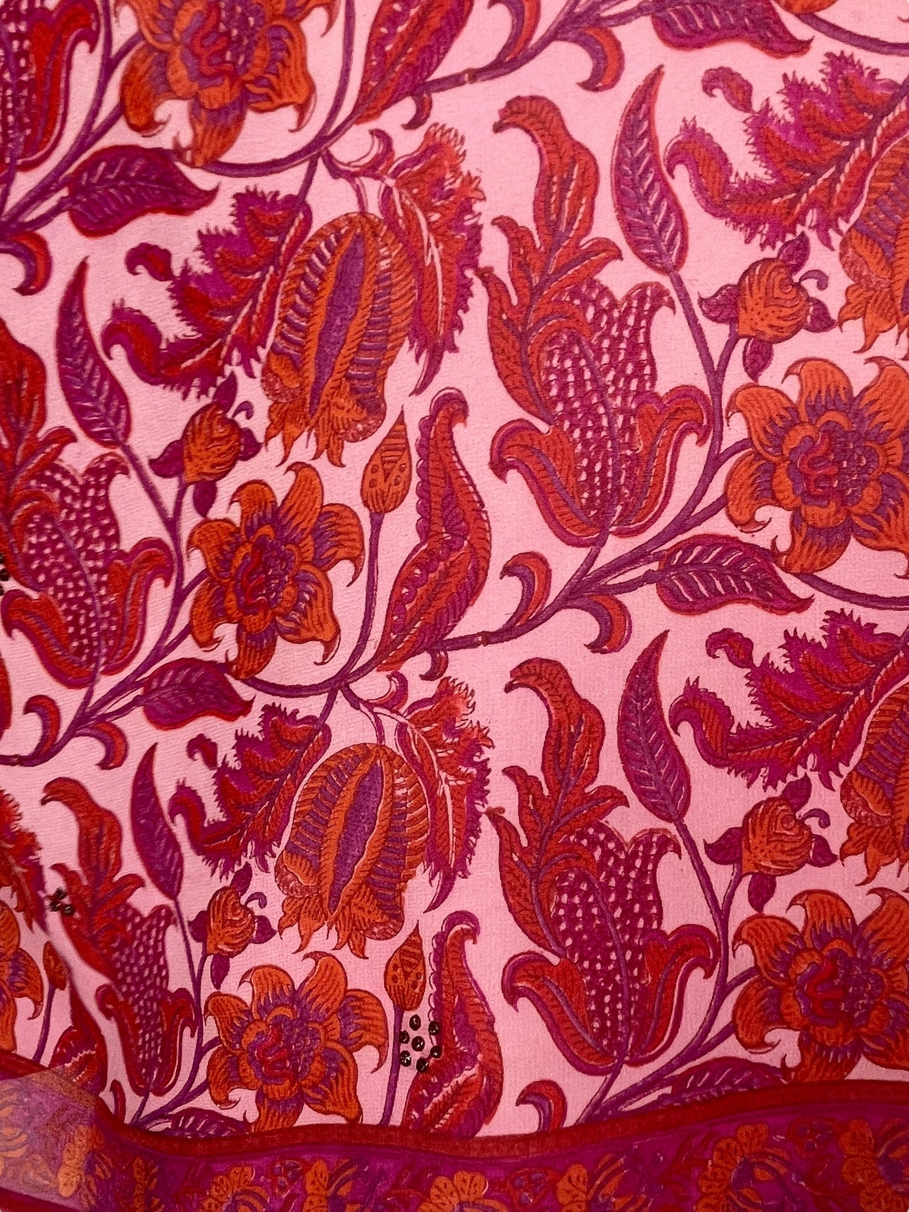 PRG4907 Sheer Avatar Pure Silk Boxy Top