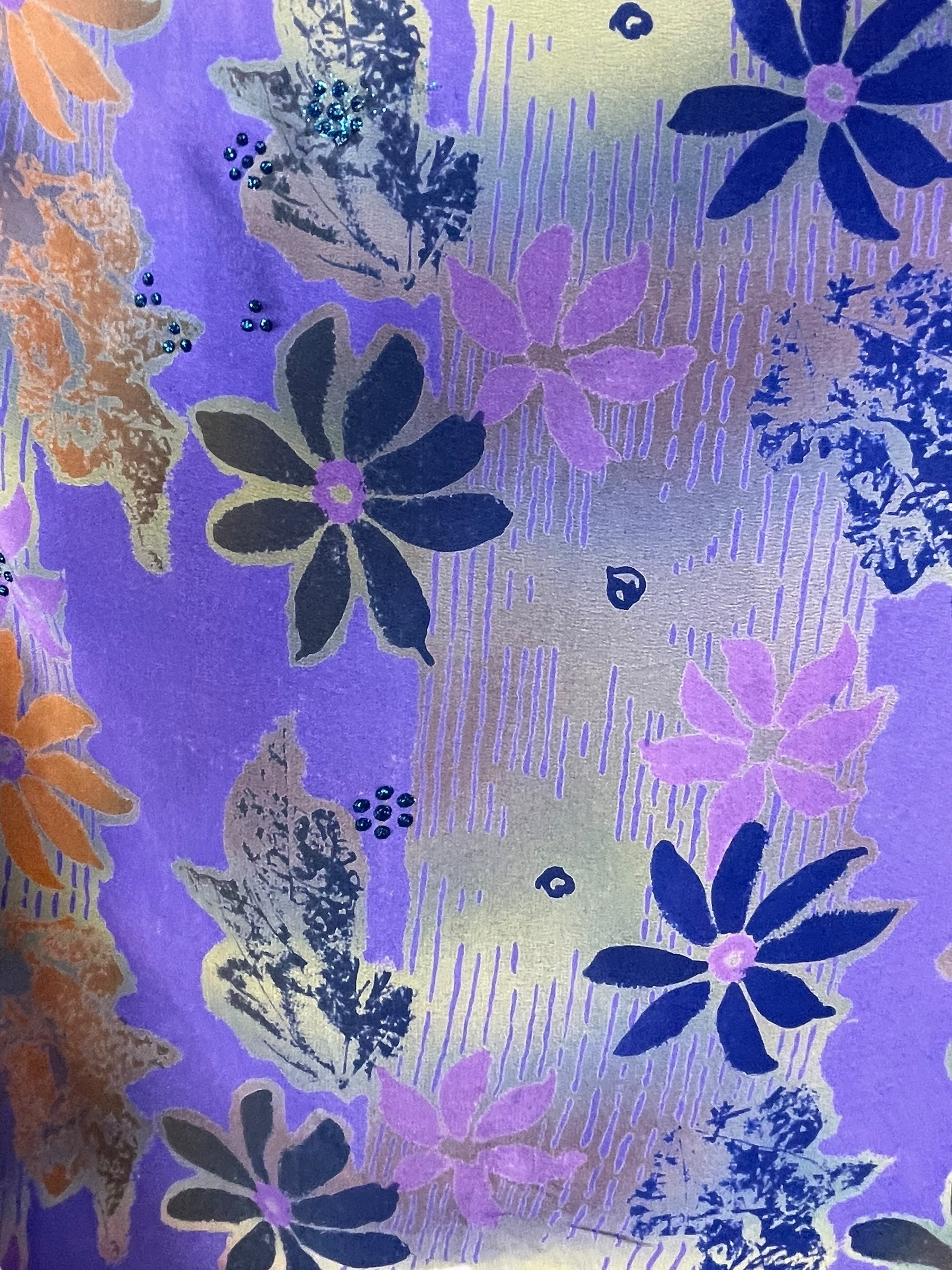 PRC7758 Avatar Pure Silk Kimono-Sleeved Top