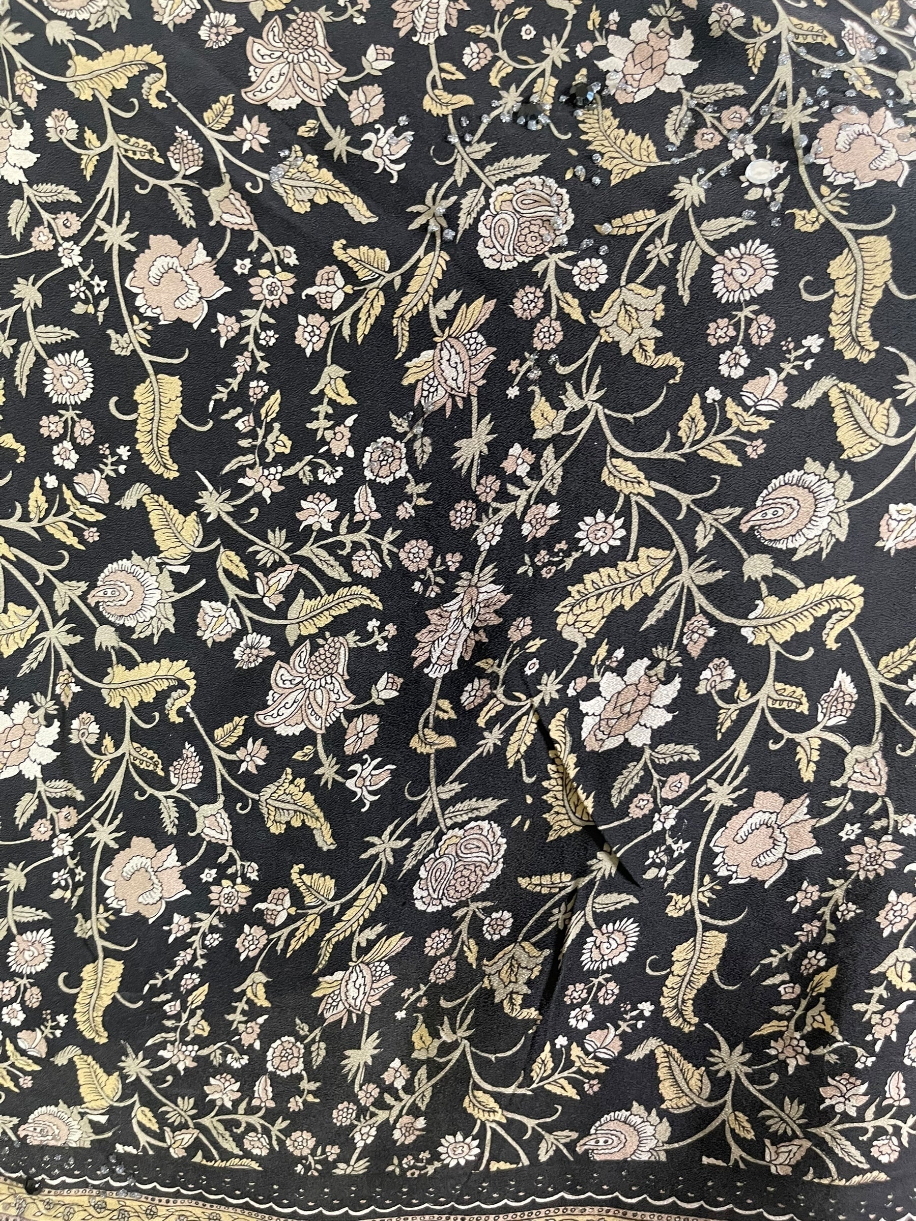 PRC6926 Avatar Pure Silk Capelet Poncho