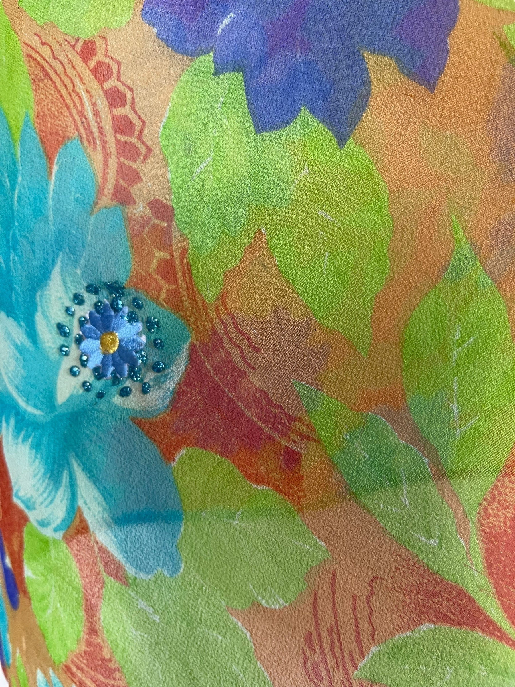 PRG7105 Sheer Avatar Pure Silk Cardigan