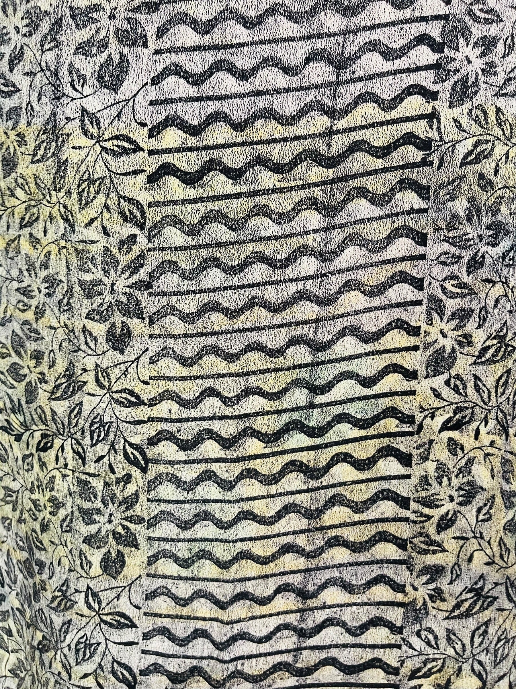 PRC6713 Avatar Pure Silk Side Slit Top