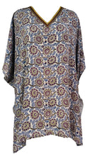 Load image into Gallery viewer, PRC7308 Avatar Pure Silk Short Kaftan Tunic with Slits
