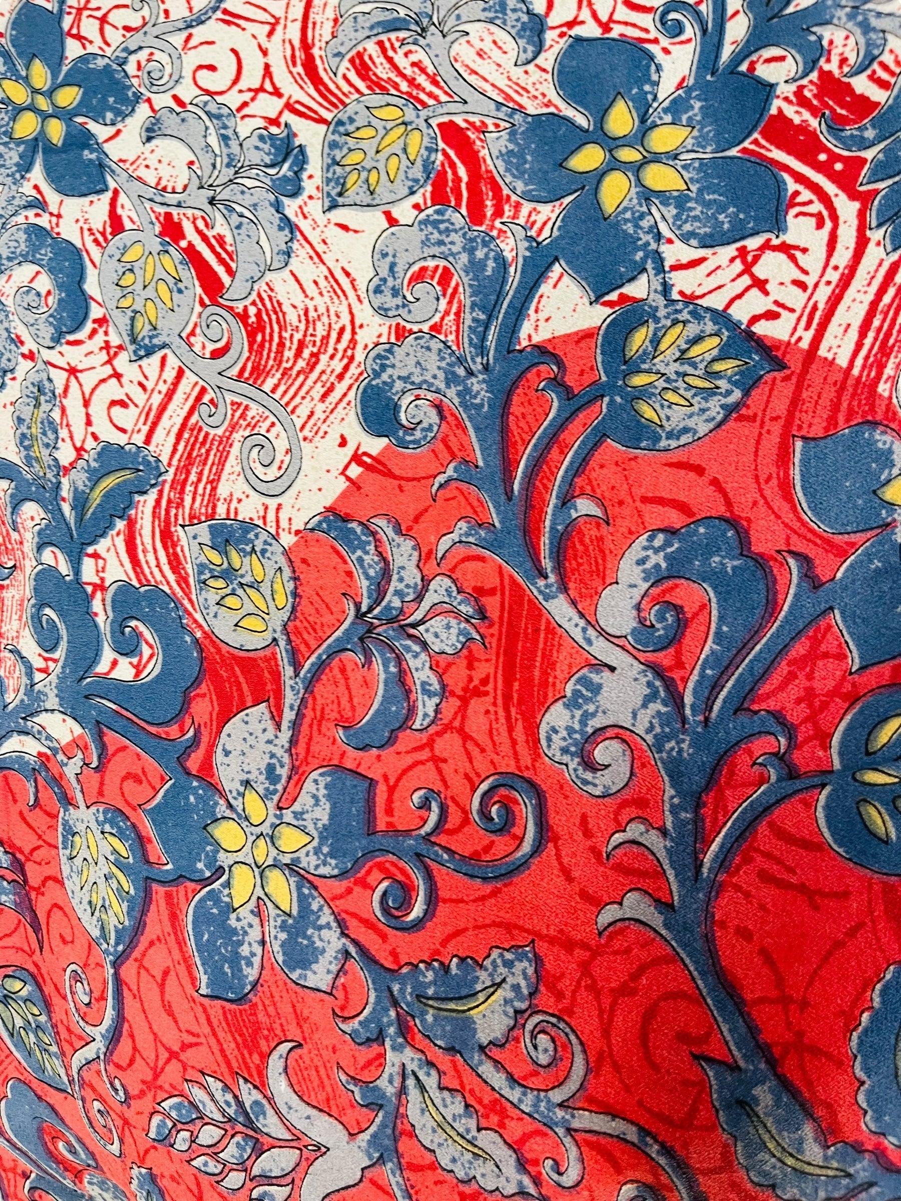 PRC7290 Avatar Pure Silk Kimono-Sleeved Top