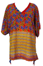 Load image into Gallery viewer, PRC7613 Avatar Pure Silk Long Tunic with Side Ties

