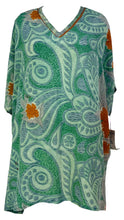 Load image into Gallery viewer, PRC7473 Avatar Pure Silk Short Kaftan Tunic with Slits
