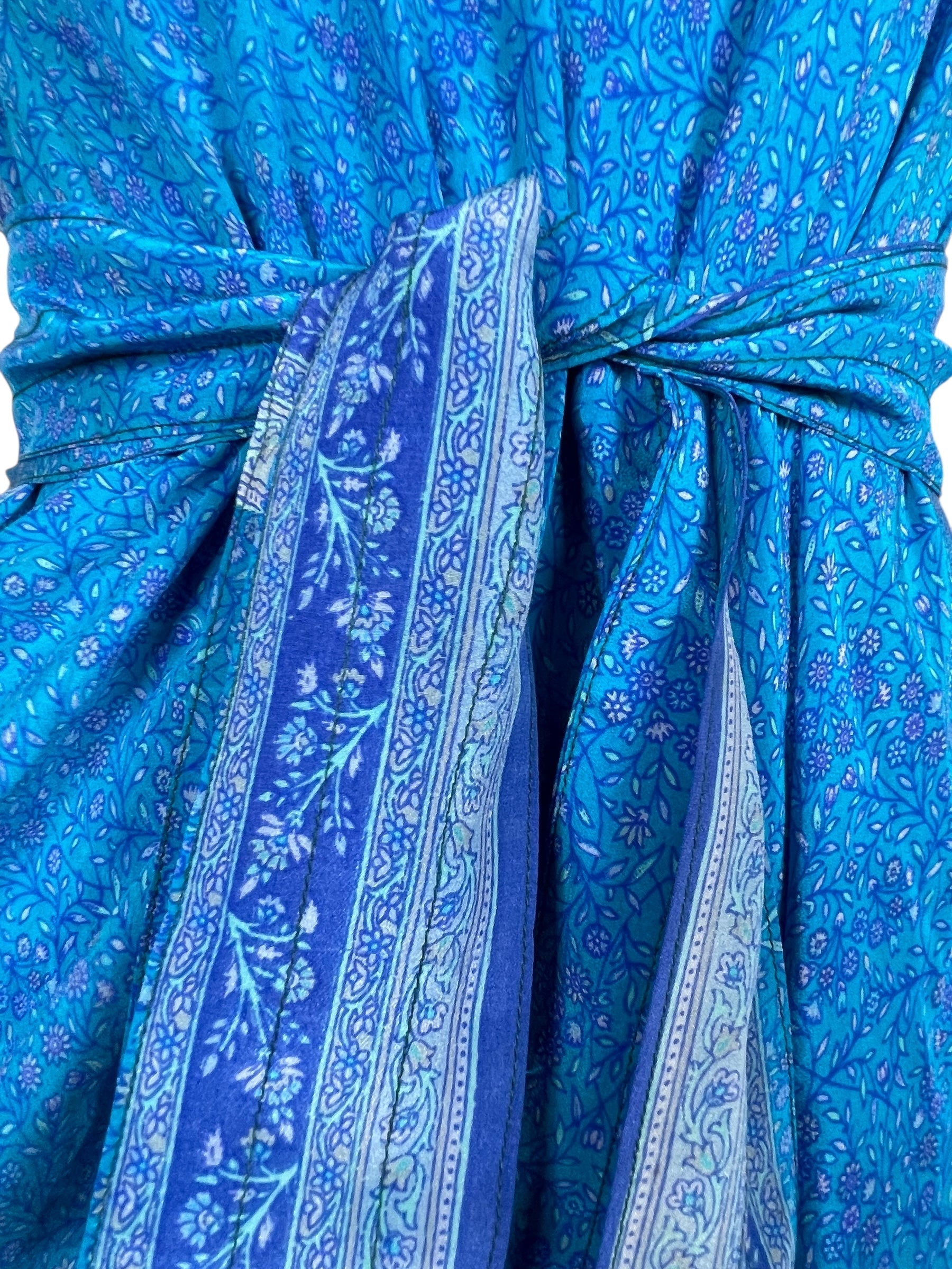 PRC7672 Avatar Pure Silk Maxi Dress with Belt