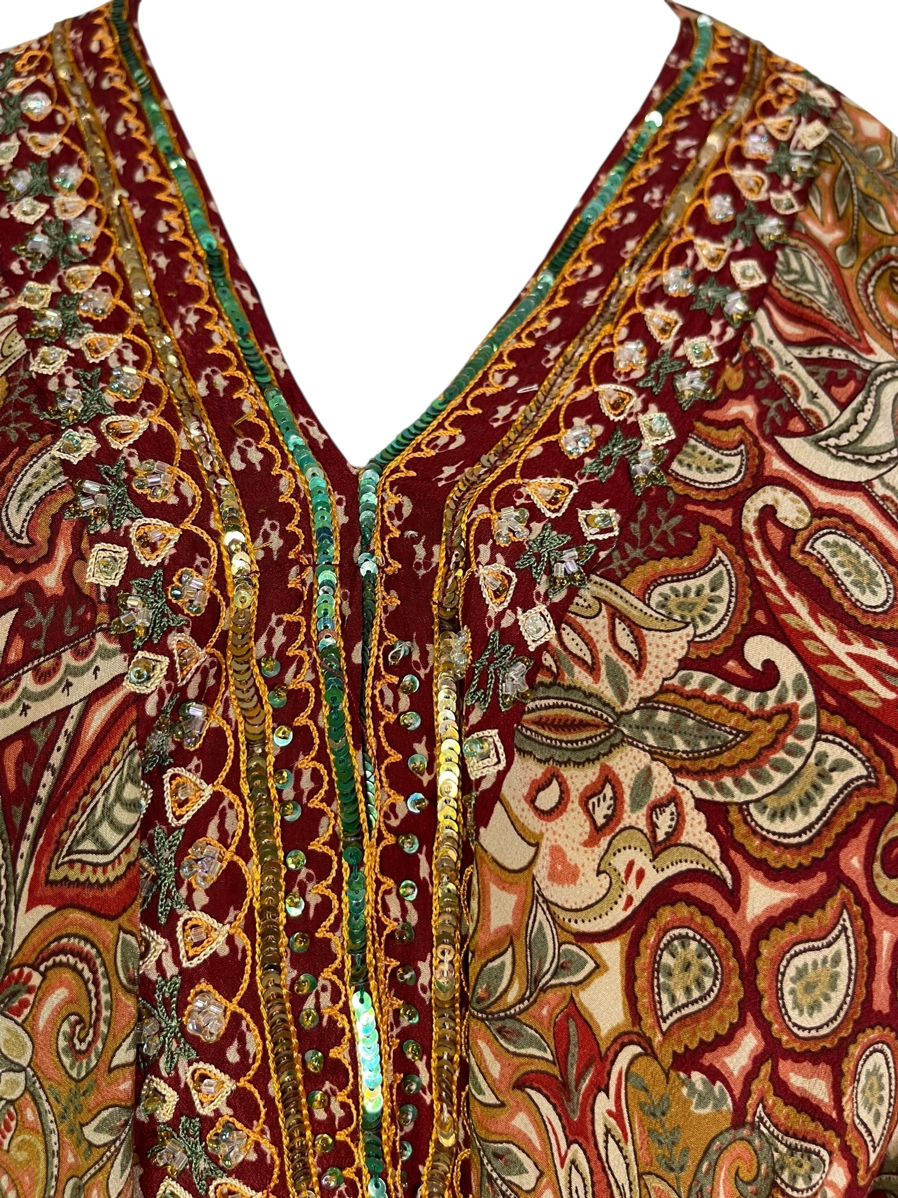 PRC7245 Avatar Pure Silk Maxi Dress with Belt