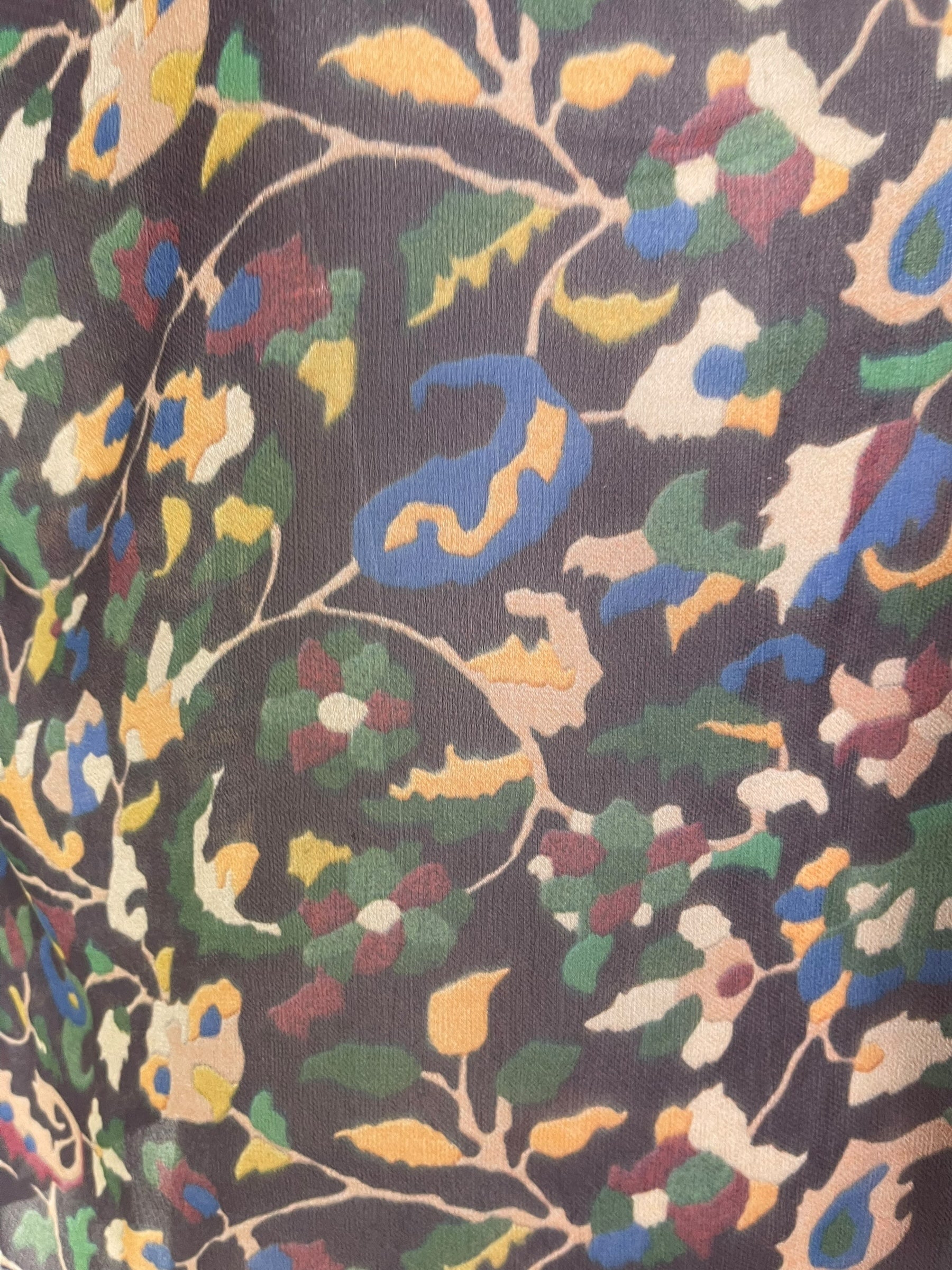 SOLD  PRG6852 Sheer Avatar Pure Silk Side Slit Top