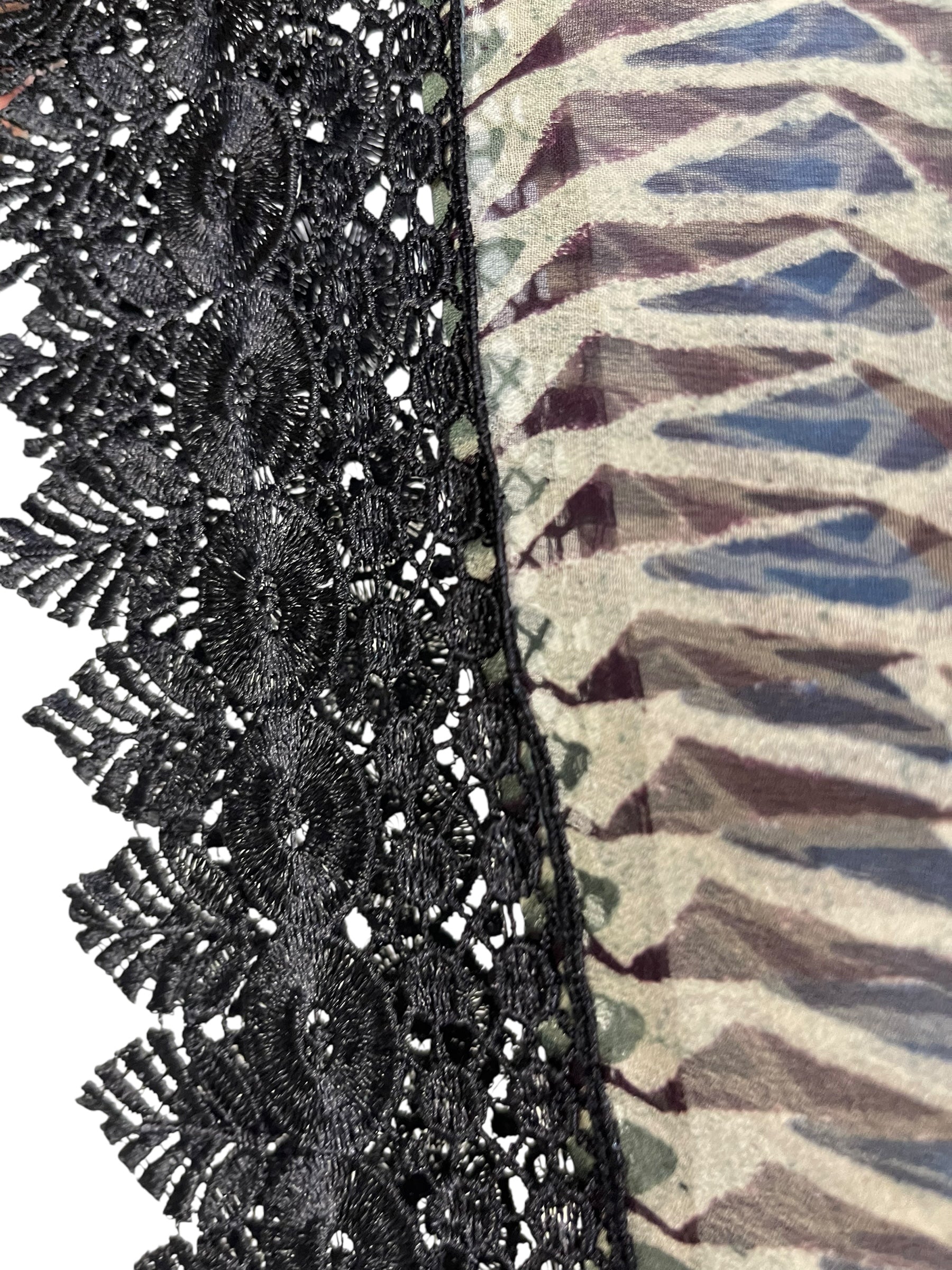 PRG7210 Sheer Avatar Pure Silk Boxy Top