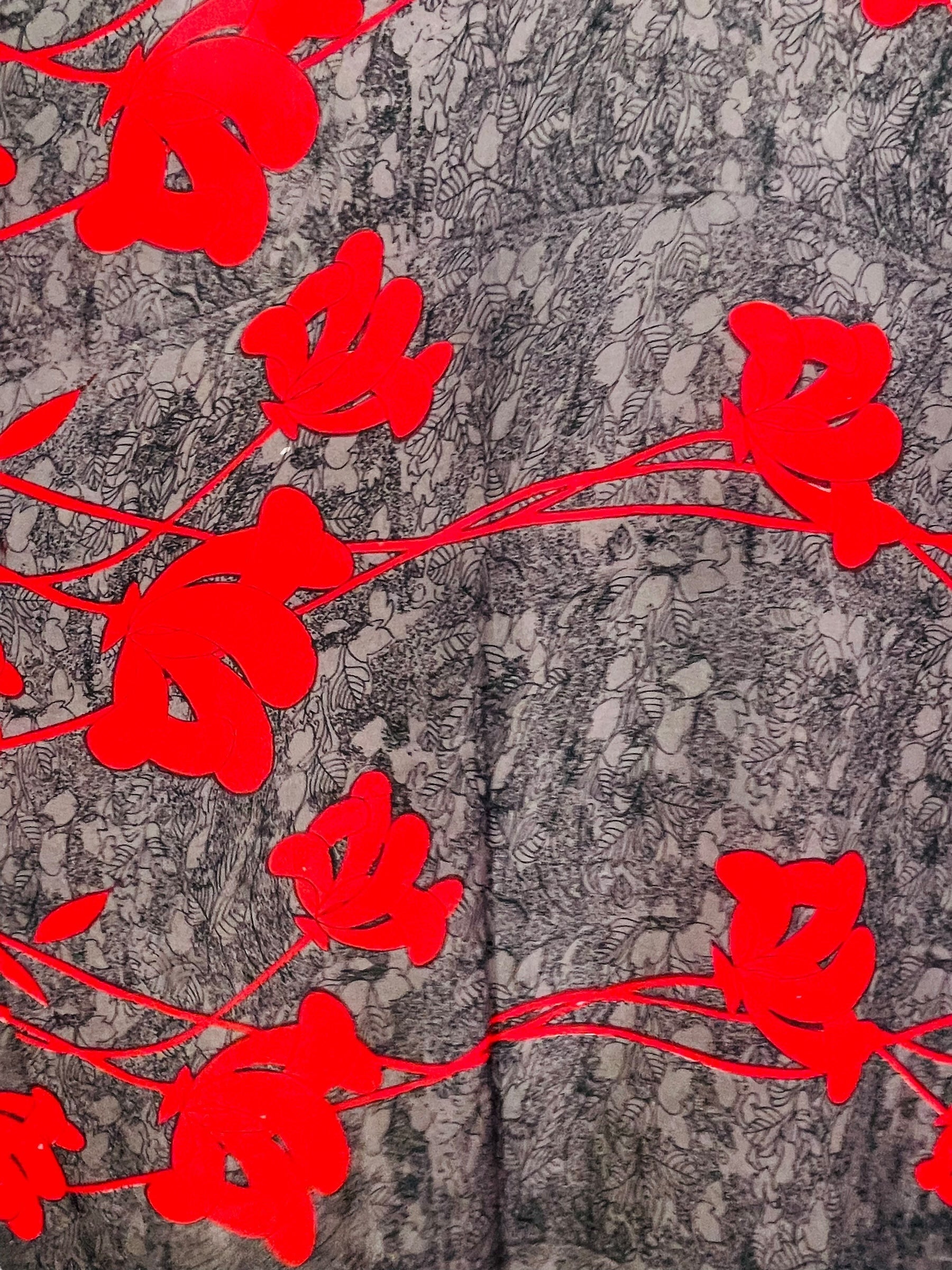 PRC7513A Avatar Pure Silk Kimono-Sleeved Jacket with Belt