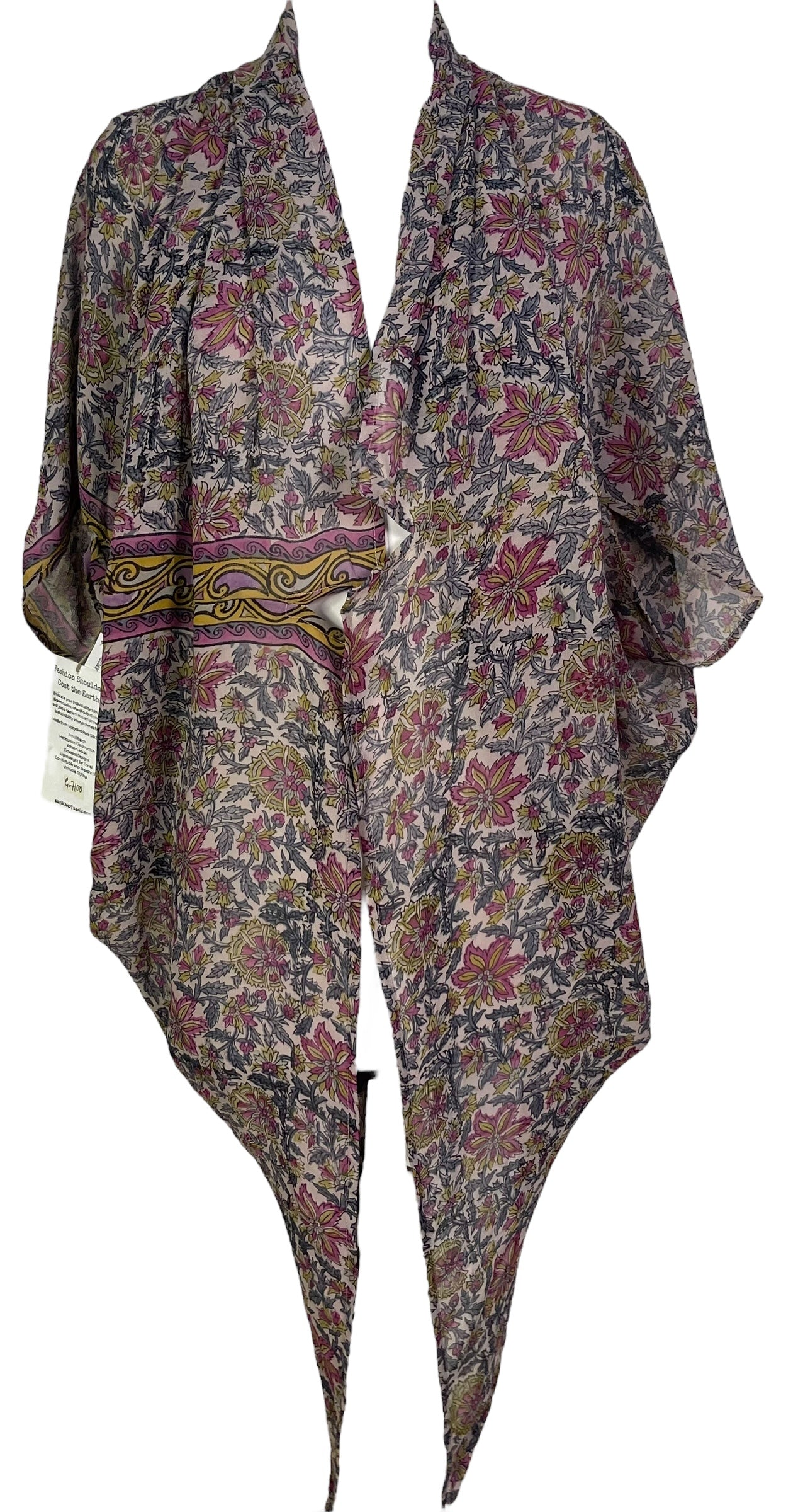 PRG7100 Sheer Avatar Pure Silk Cardigan