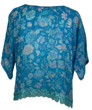 Load image into Gallery viewer, PRG6305 Sheer Avatar Pure Silk Side Slit Top
