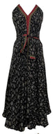 PRC7693 Avatar Pure Silk Maxi Dress with Belt