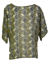 Load image into Gallery viewer, PRG6853 Sheer Avatar Pure Silk Side Slit Top
