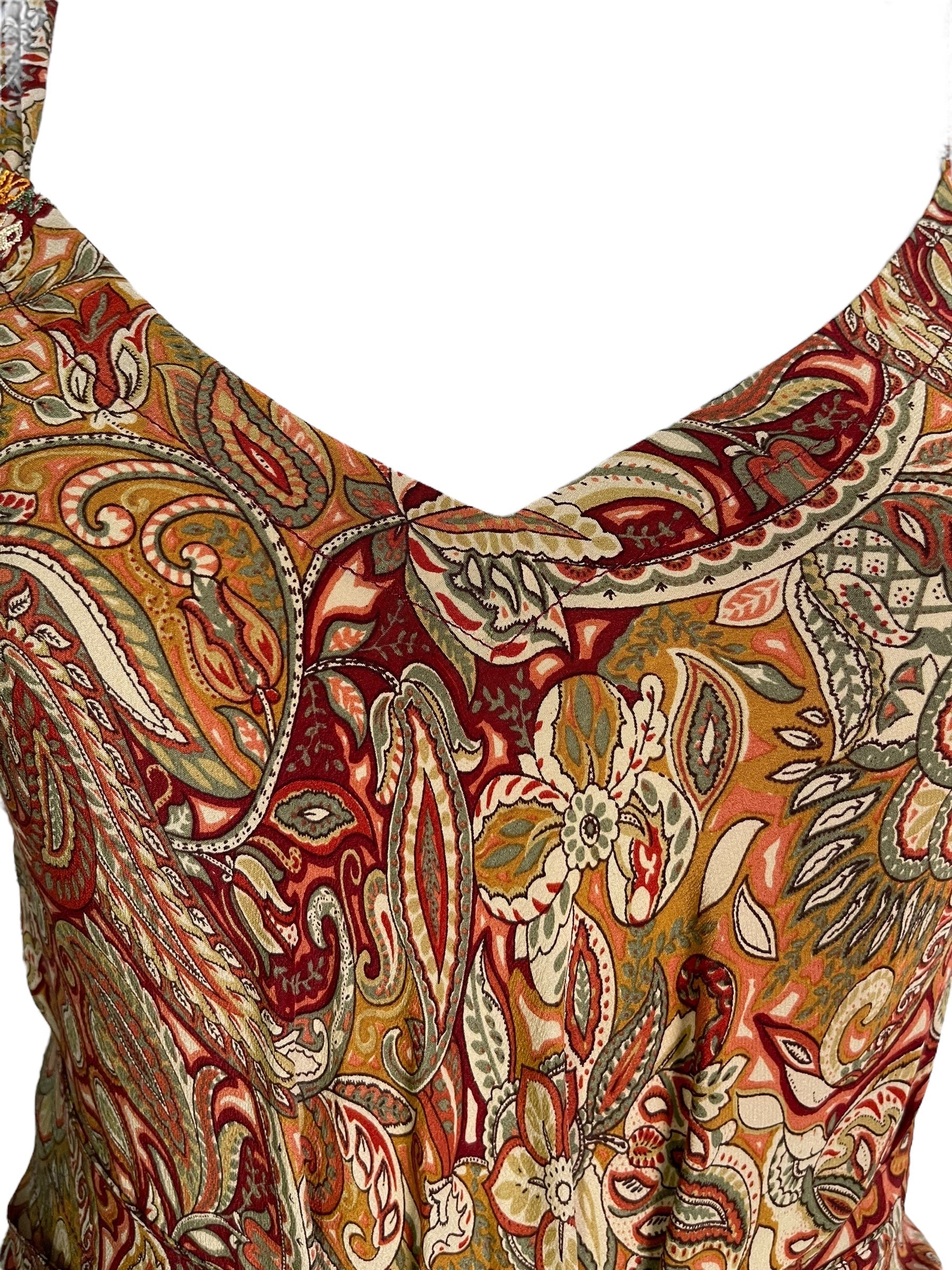 PRC7245 Avatar Pure Silk Maxi Dress with Belt