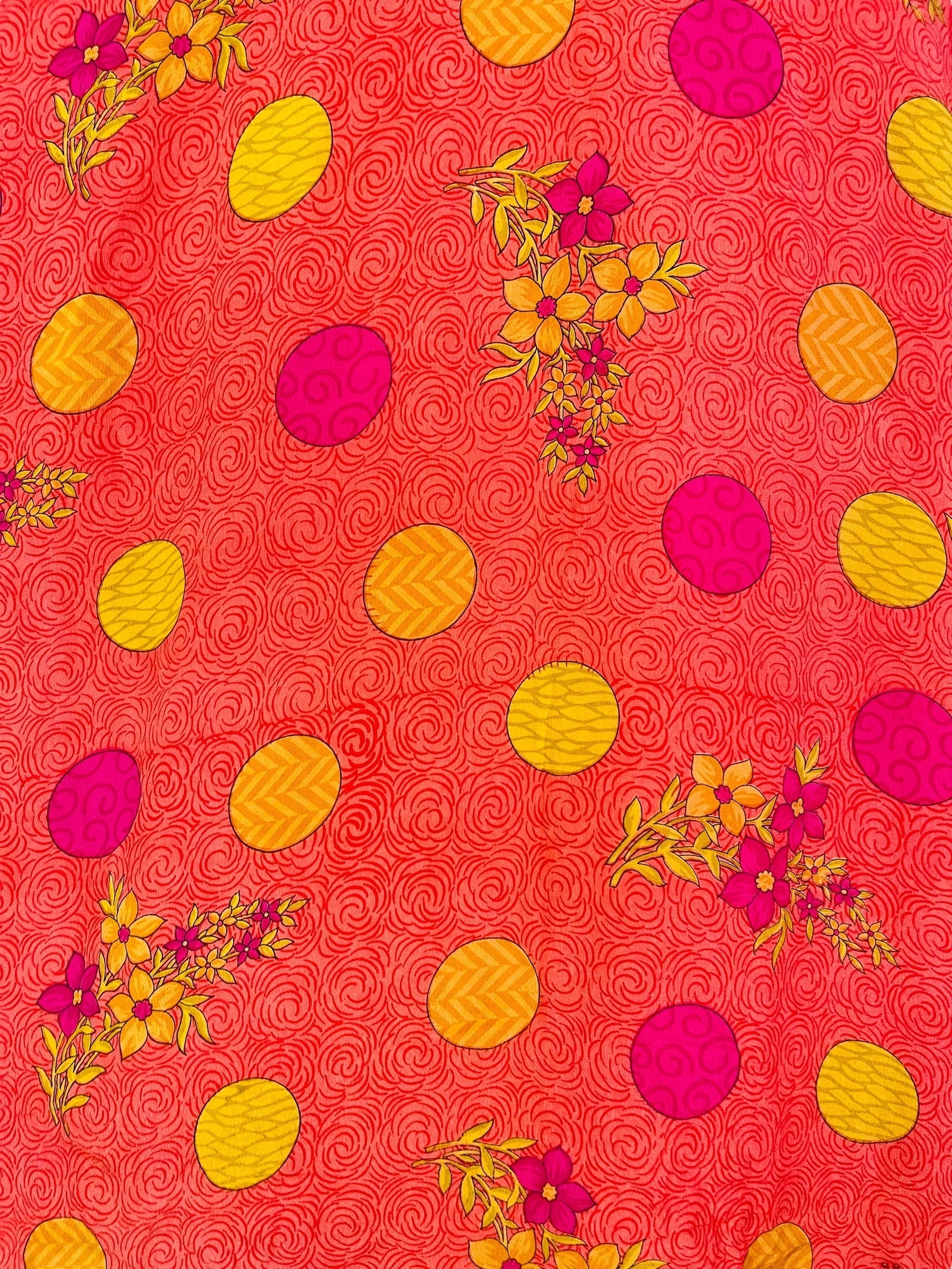 PRC7466 Avatar Pure Silk Short Kaftan Tunic with Slits