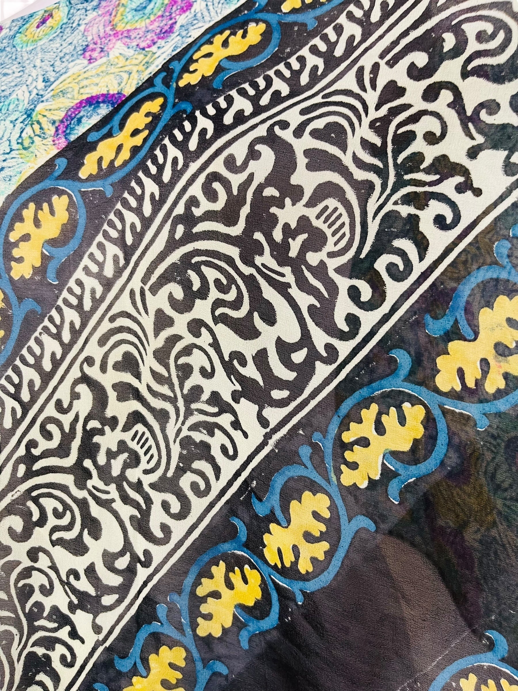 PRG6613 Sheer Avatar Pure Silk Capelet Poncho