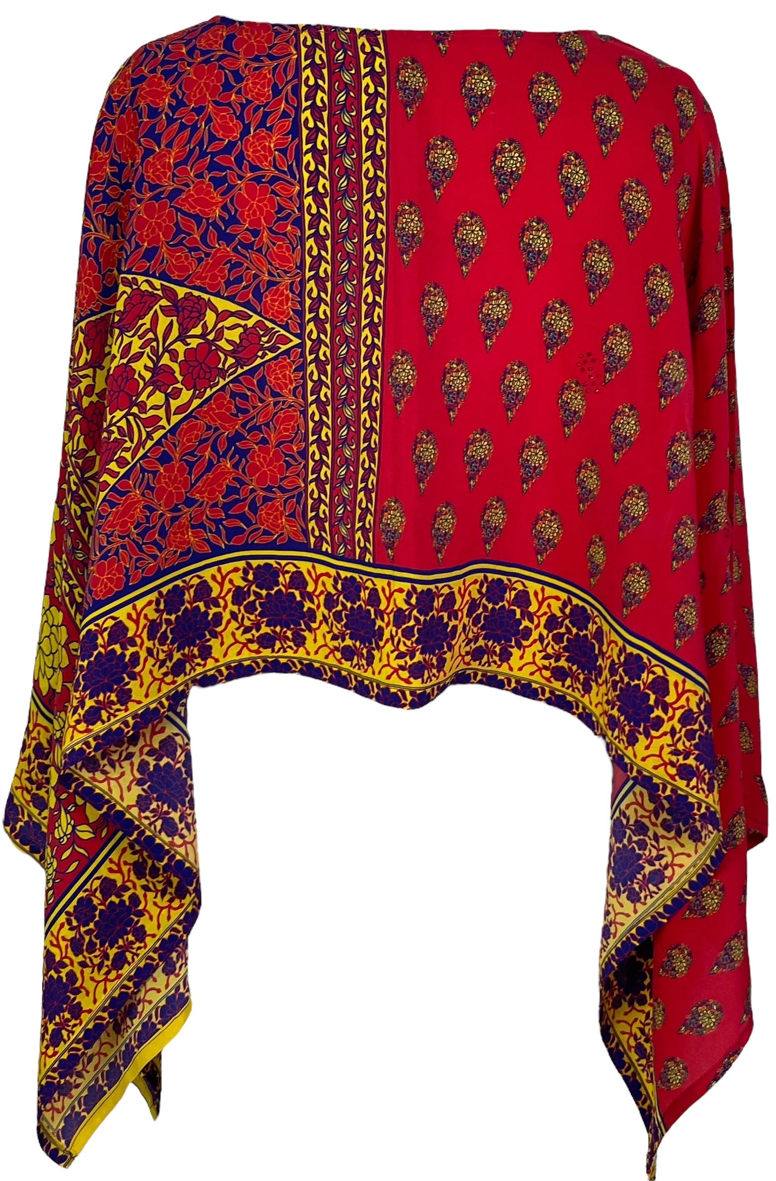 PRC6944 Avatar Pure Silk Capelet Poncho