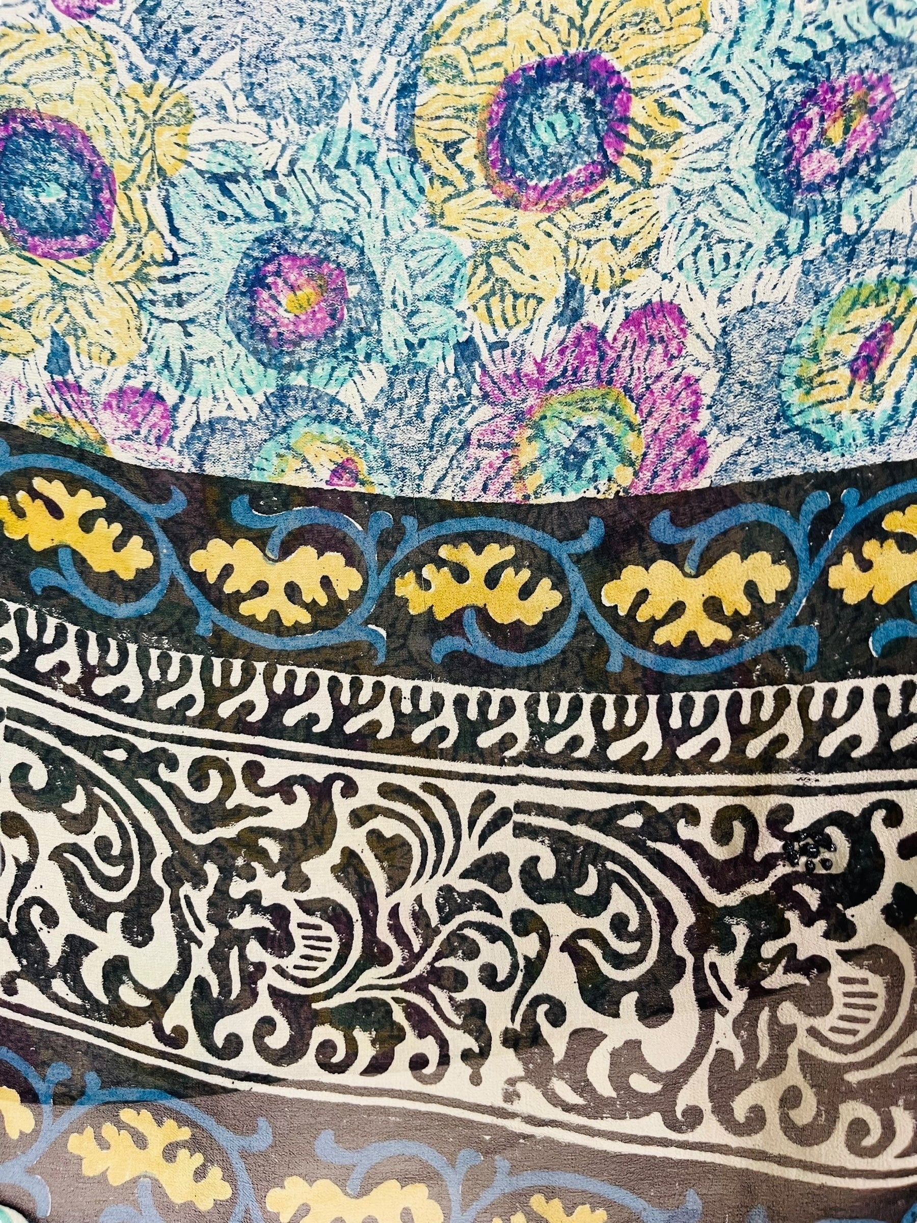 PRG6613 Sheer Avatar Pure Silk Capelet Poncho