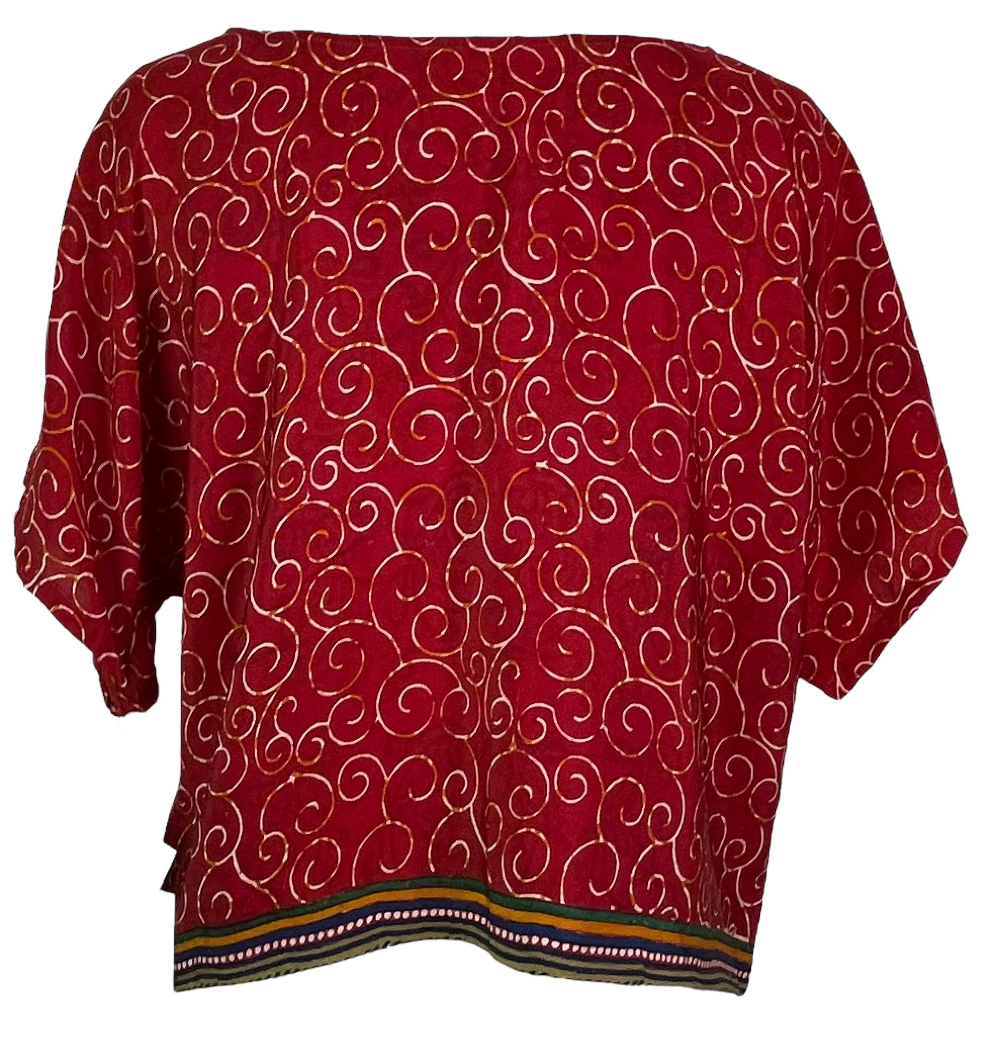 PRC5694 Avatar Pure Silk Boxy Top