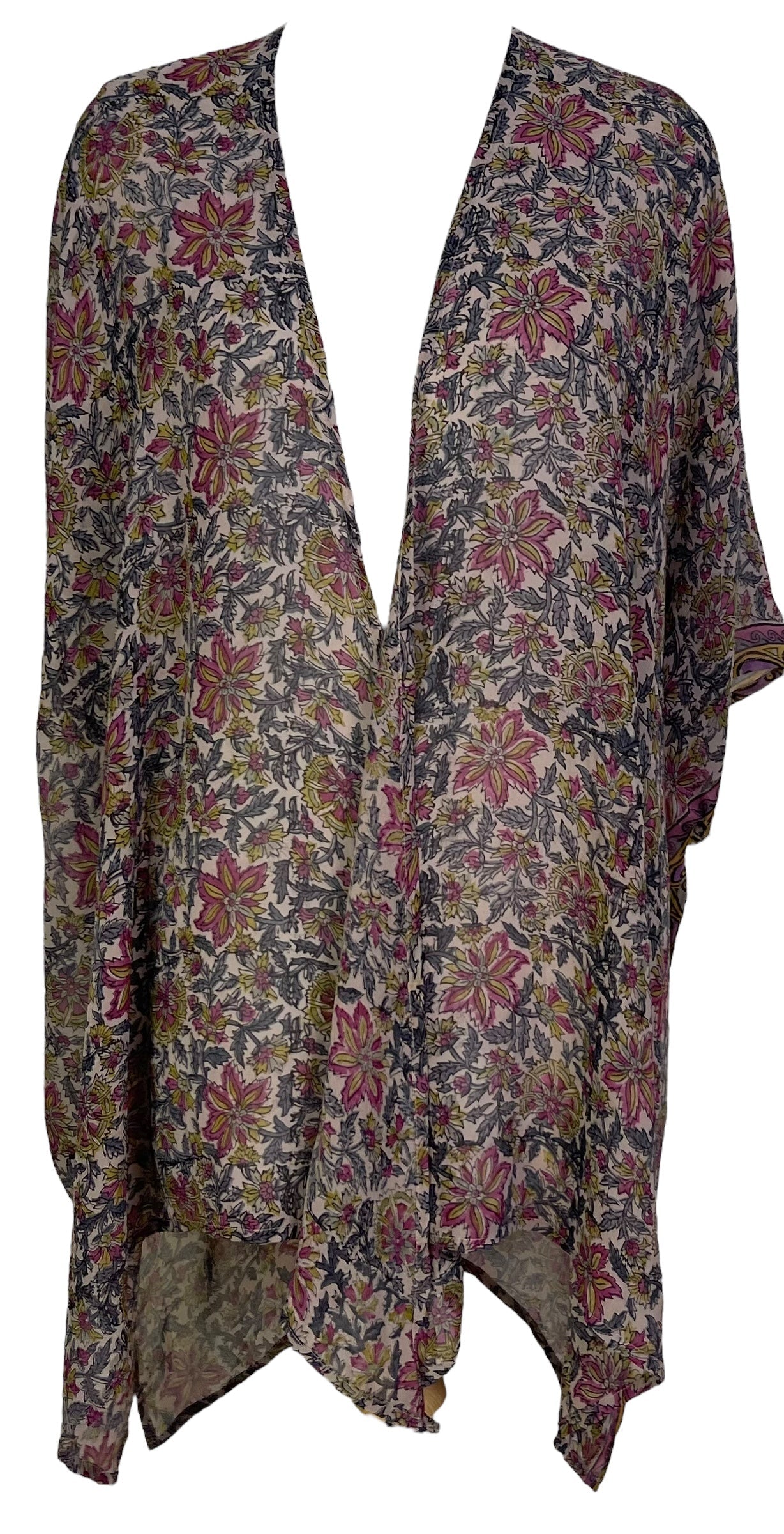 PRG7100 Sheer Avatar Pure Silk Cardigan