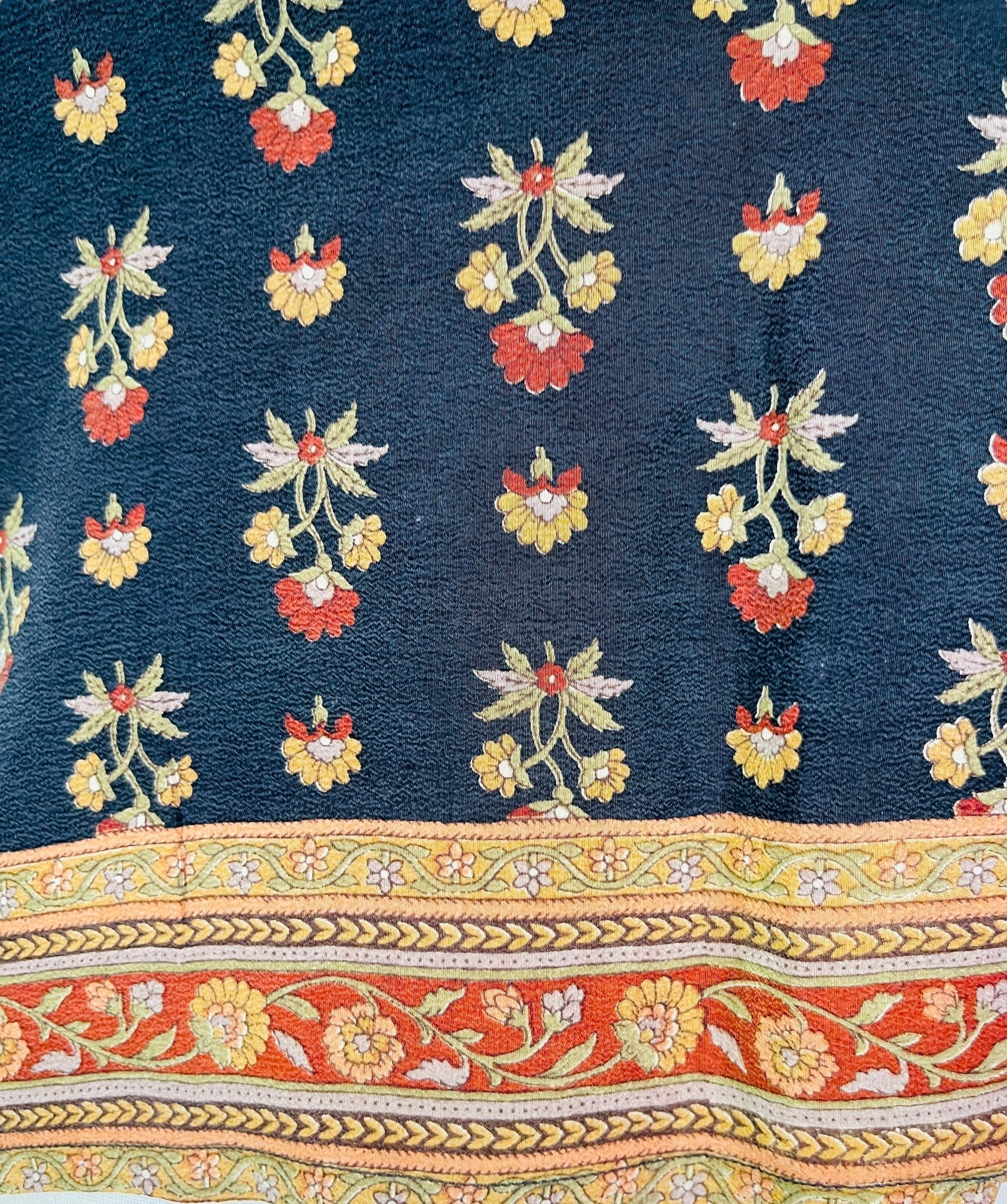 PRC7294 Avatar Pure Silk Kimono-Sleeved Top