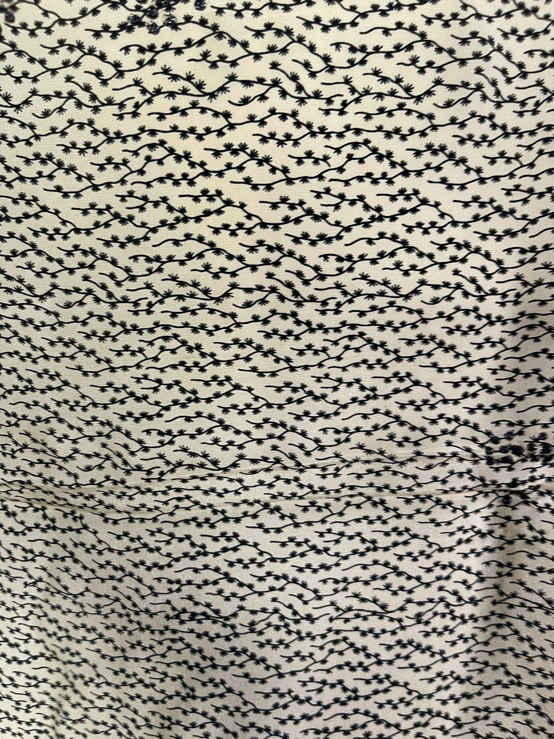 PRC6866 Avatar Pure Silk Side Slit Top