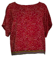 PRC5694 Avatar Pure Silk Boxy Top