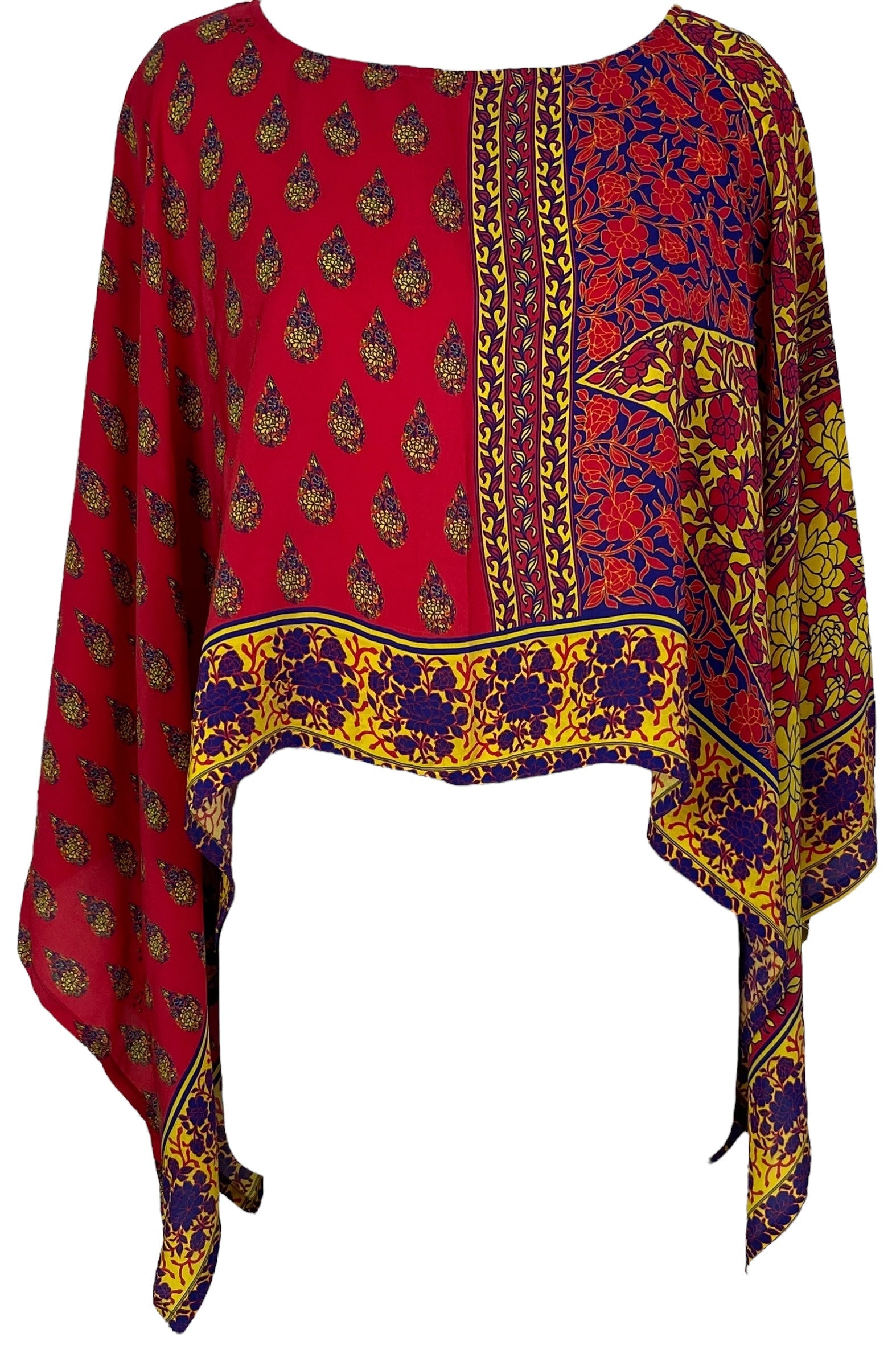 PRC6944 Avatar Pure Silk Capelet Poncho