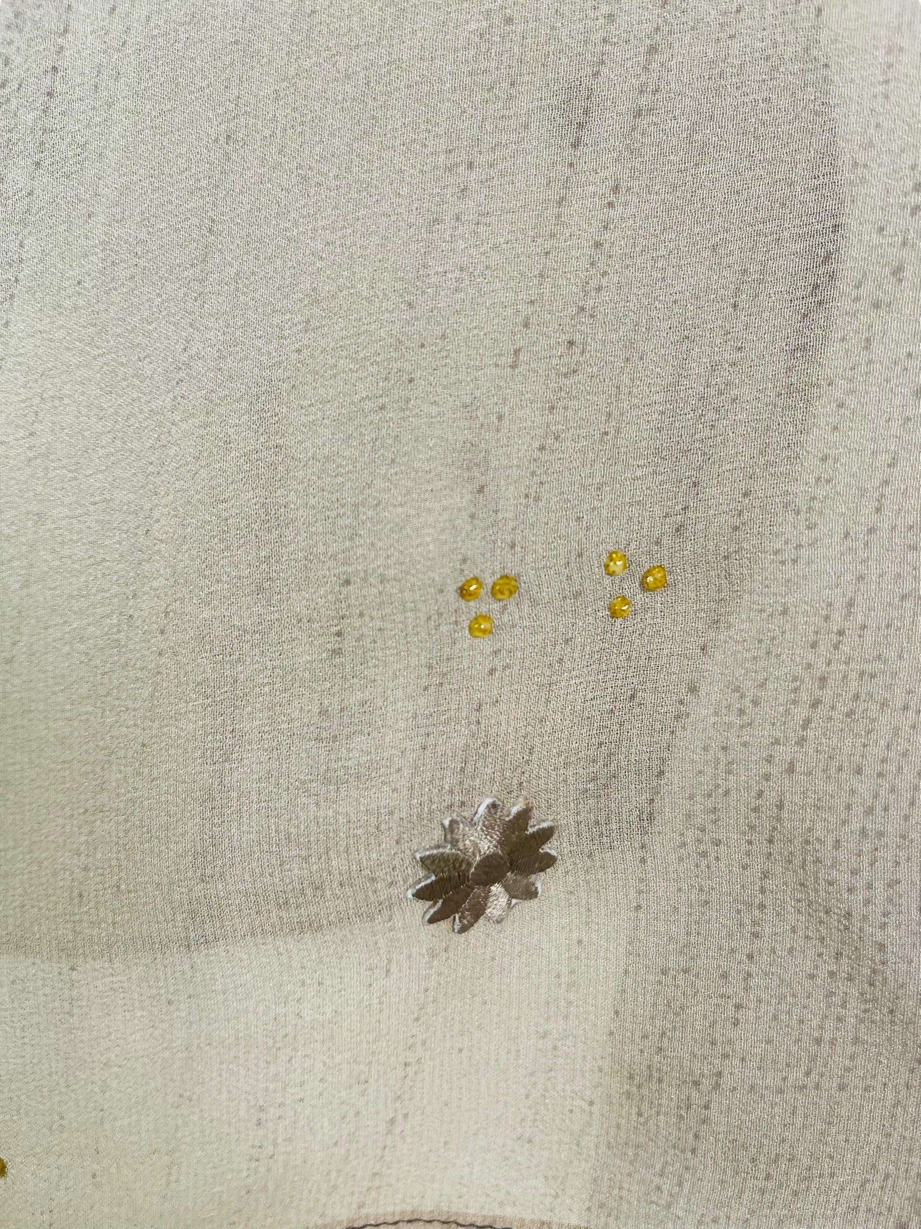 PRG7527 Sheer Avatar Pure Silk Capelet Poncho