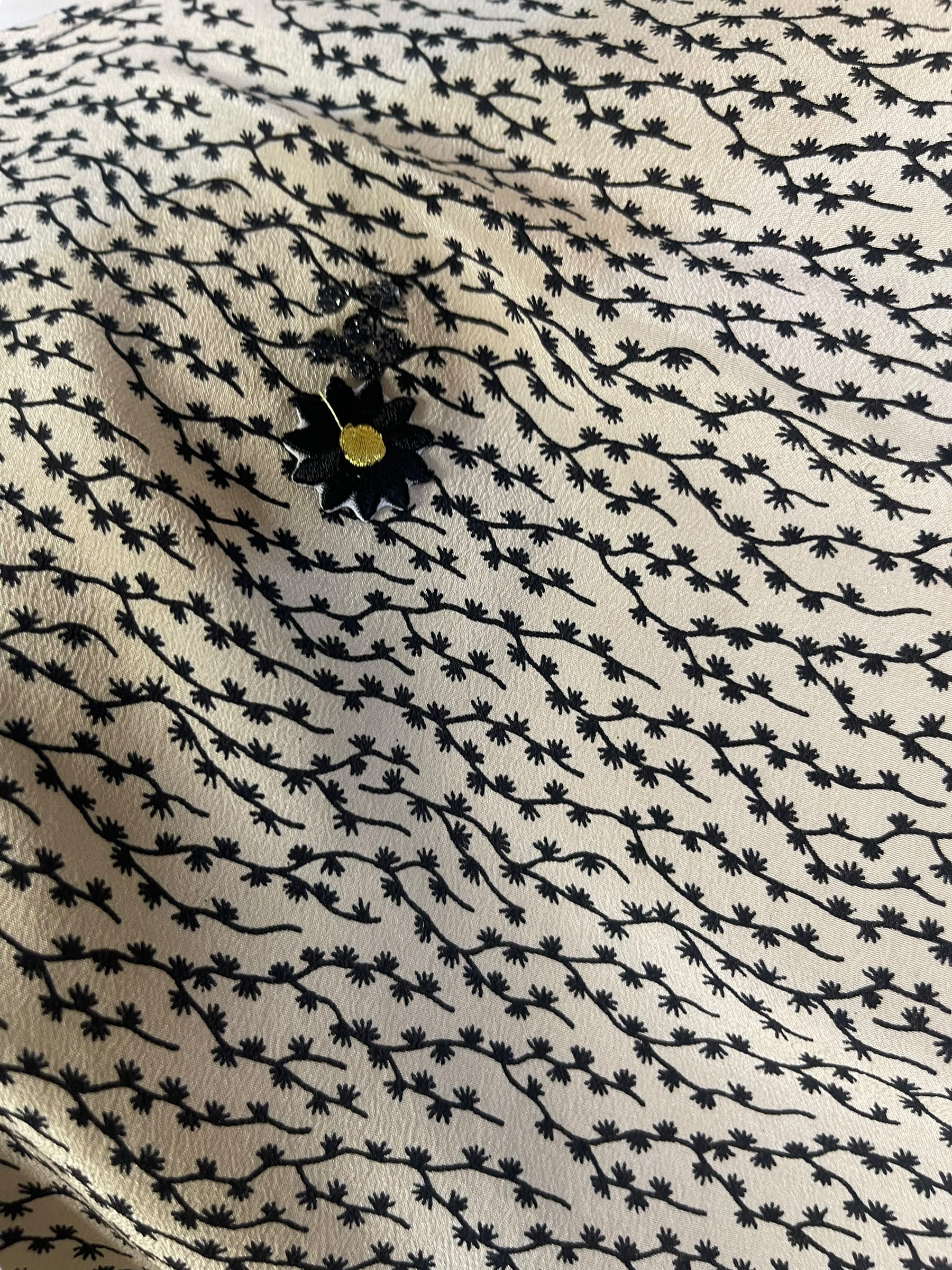 PRC6866 Avatar Pure Silk Side Slit Top