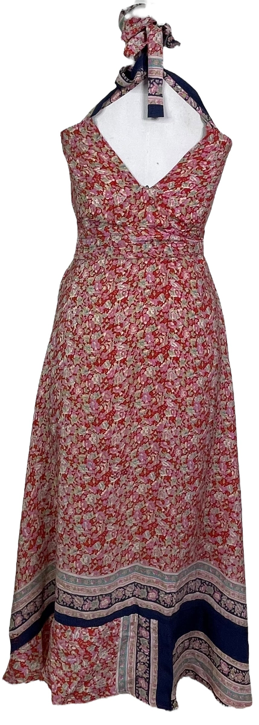 PRC7677 Avatar Pure Silk Maxi Dress with Belt