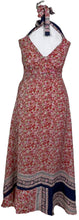 Load image into Gallery viewer, PRC7677 Avatar Pure Silk Maxi Dress with Belt
