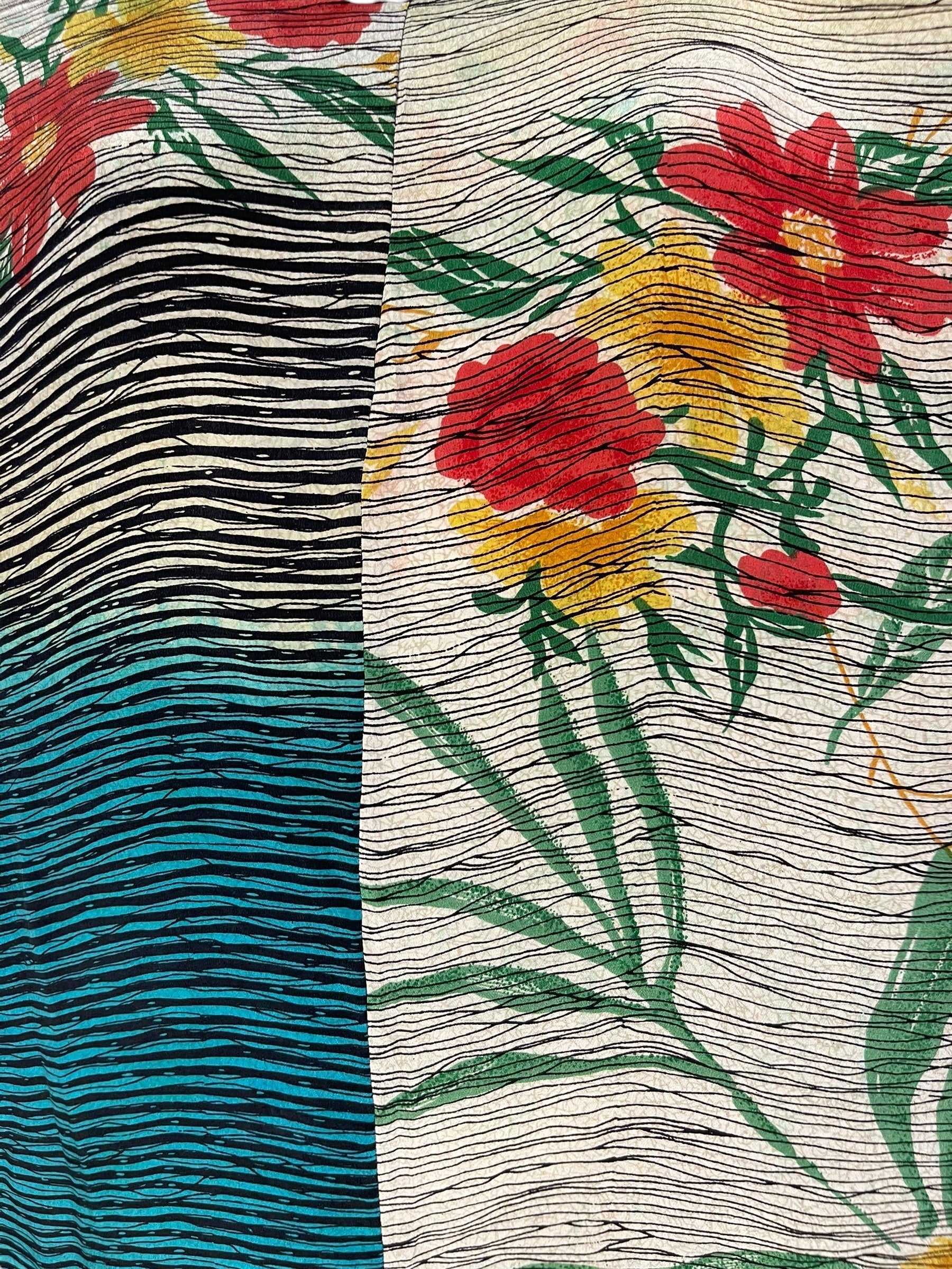 PRC7278 Avatar Pure Silk Waterfall Top