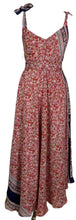 Load image into Gallery viewer, PRC7677 Avatar Pure Silk Maxi Dress with Belt
