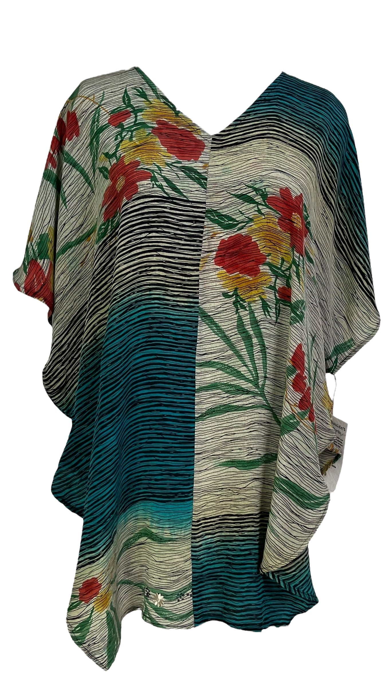 PRC7278 Avatar Pure Silk Waterfall Top