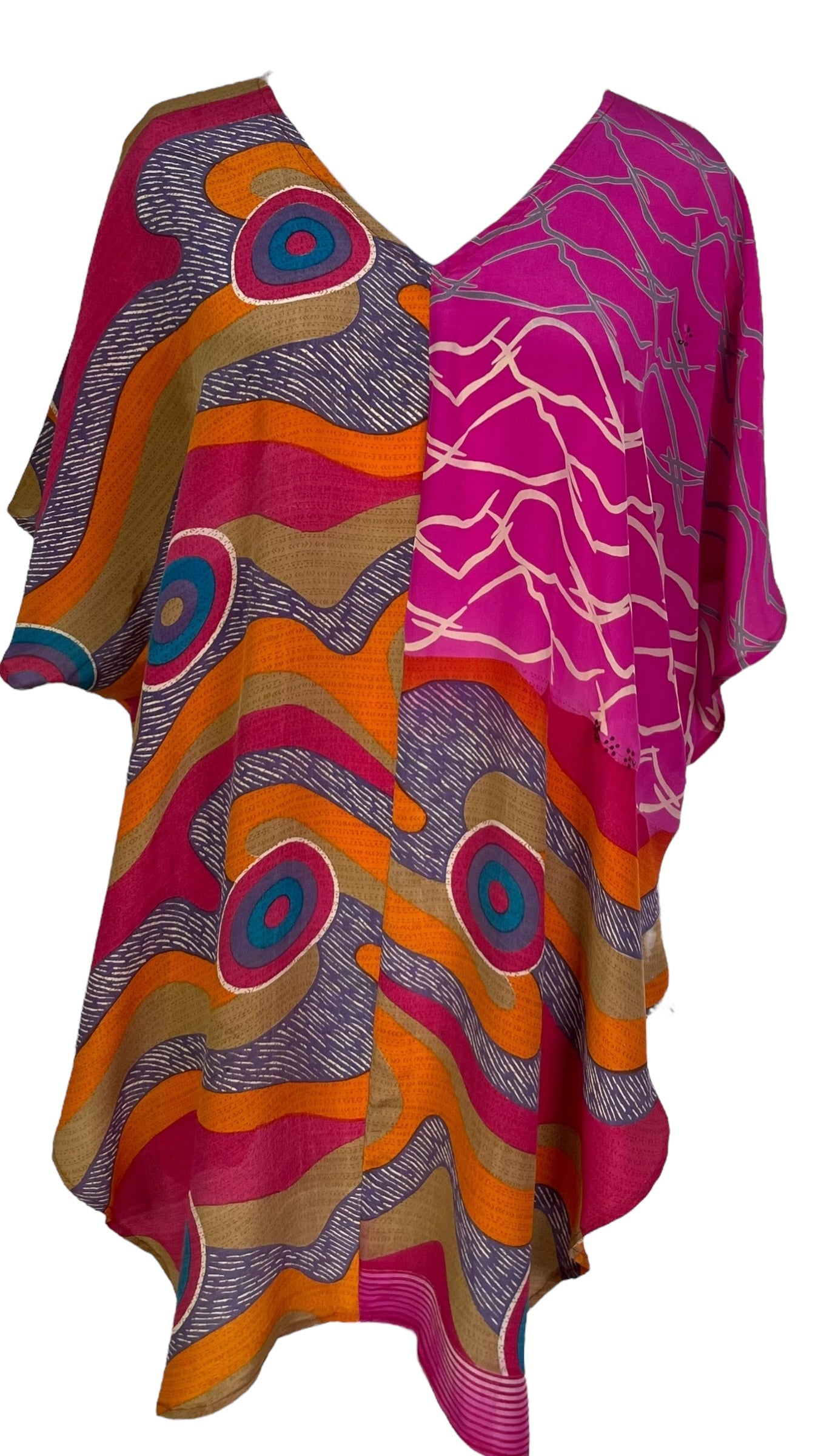 PRC6992 Avatar Pure Silk Waterfall Top