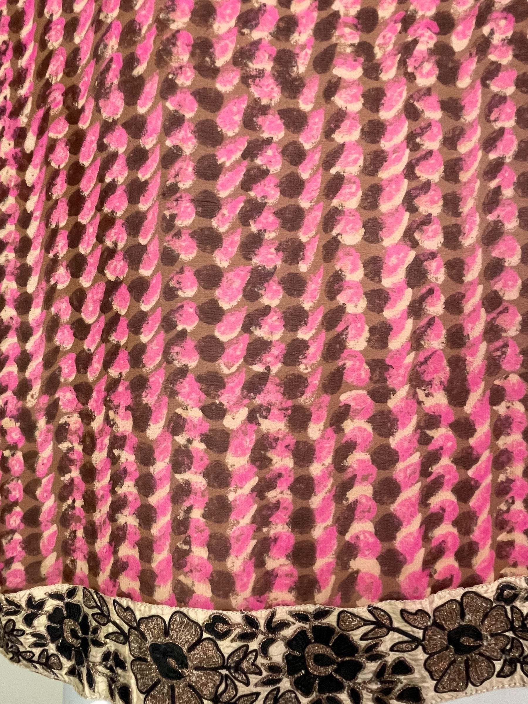 PRG7484 Sheer Avatar Pure Silk Boxy Top