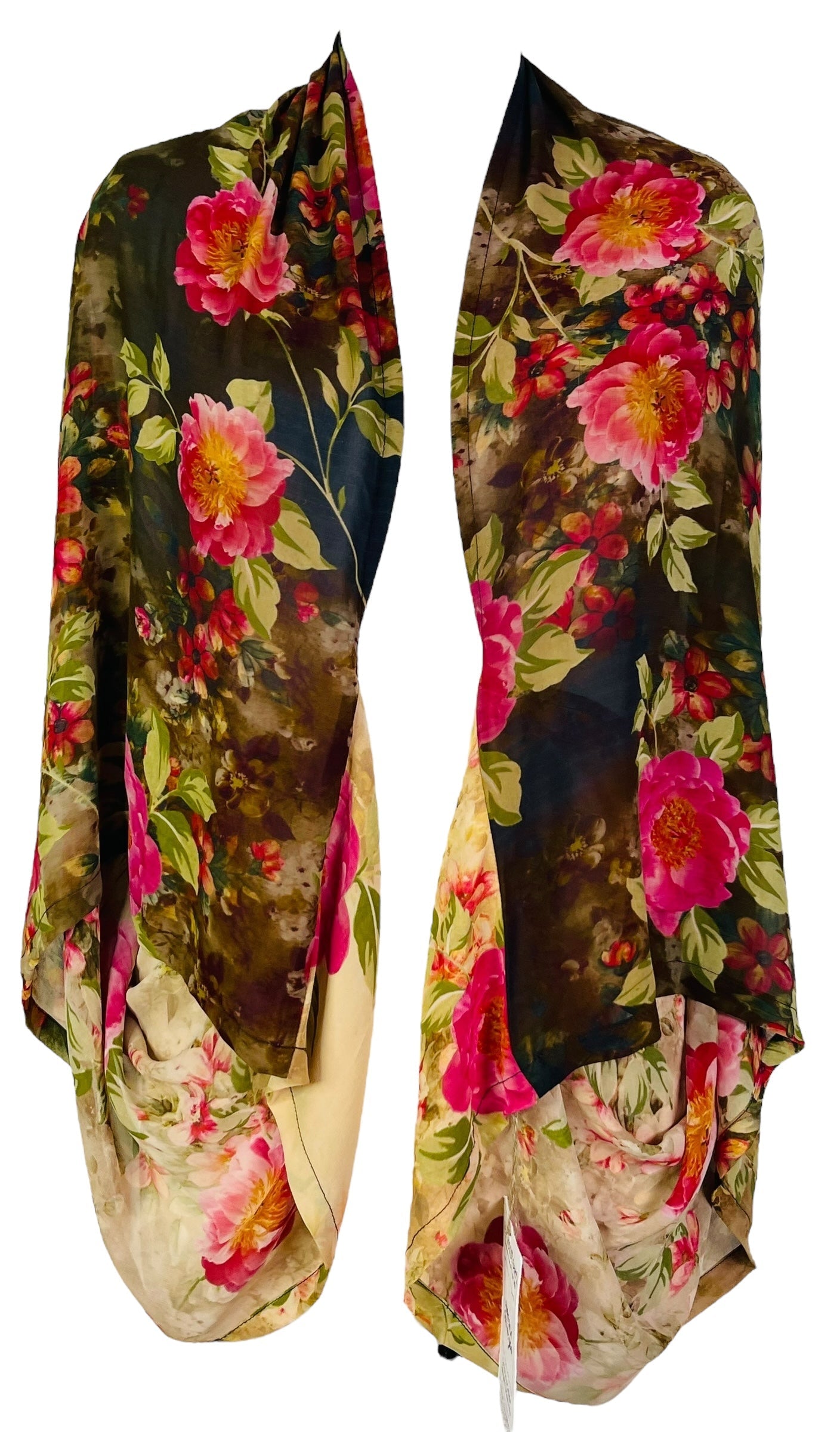 SOLD  PRG7356 Sheer Avatar Pure Silk Shrug